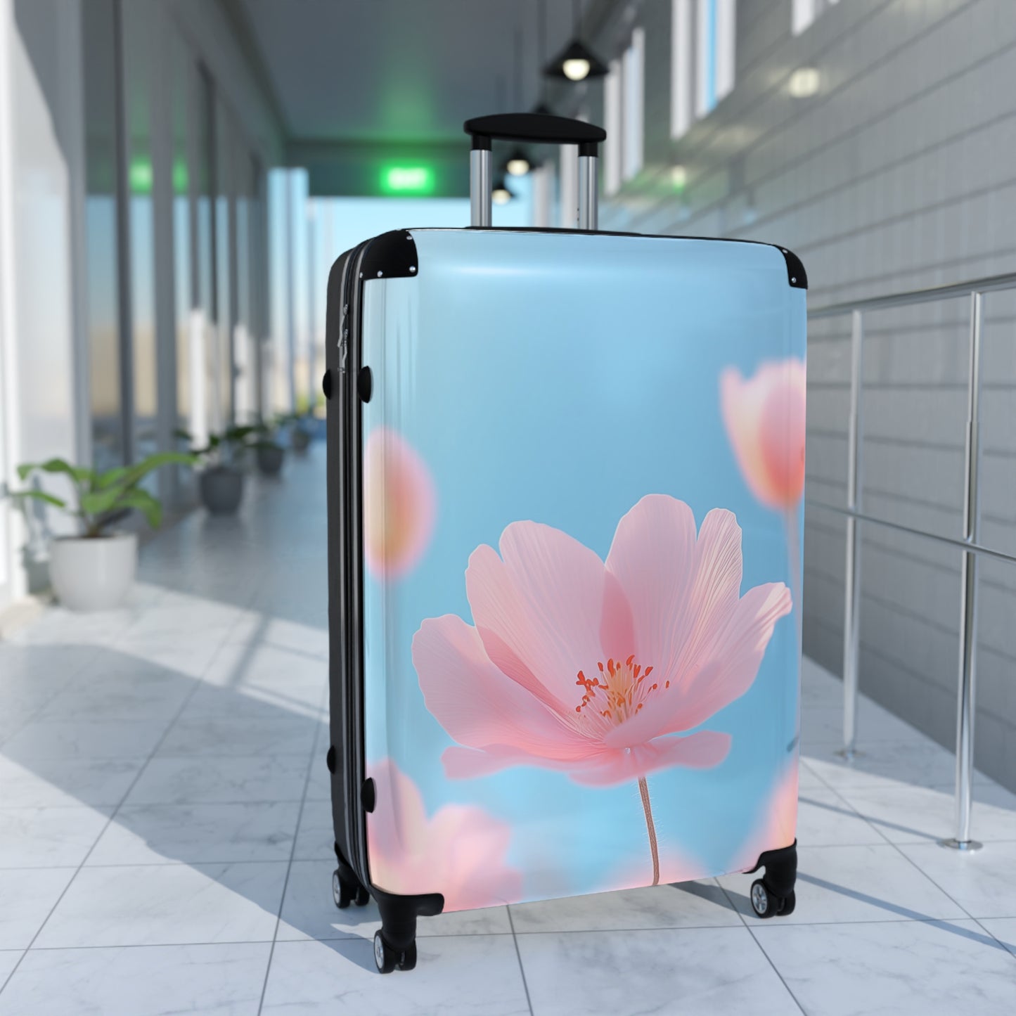 Nature Flowers Floral Spring Pink Art Carry-On Suitcase - Stylish Luggage for Travelers