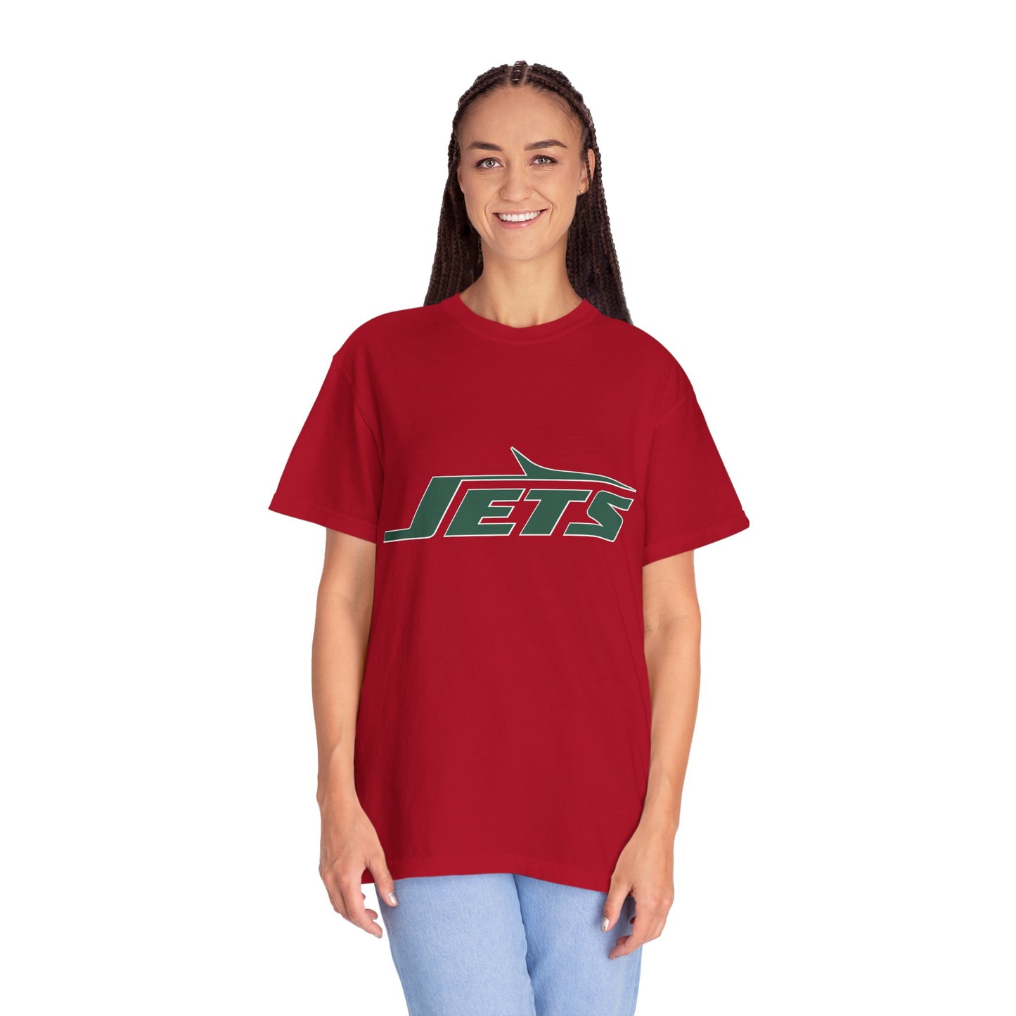 New York Jets Football Accessories Garment-Dyed T-Shirt – Premium Cotton Tee for Customization