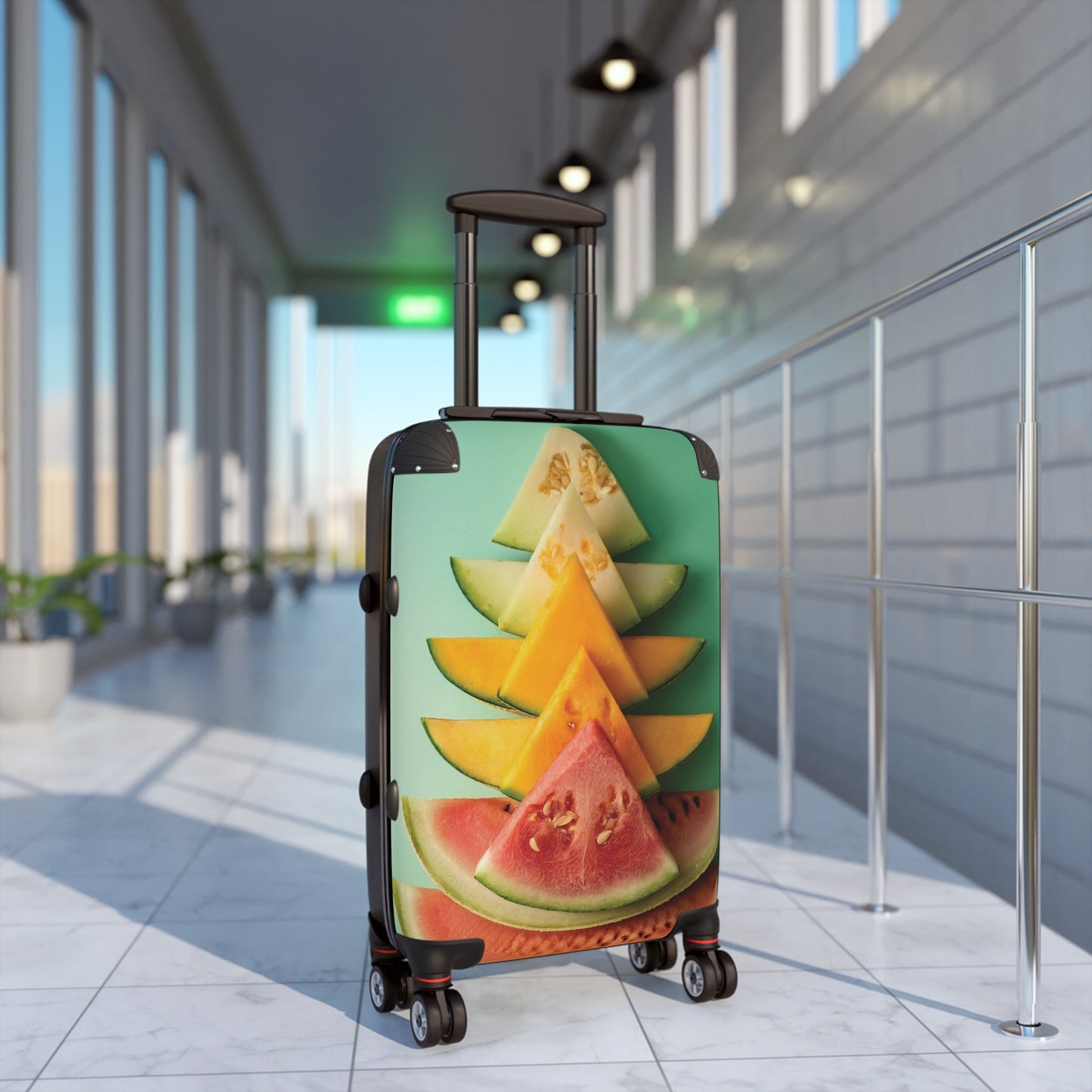 Nature Summer Stack Of Summer Carry-On Suitcase - Stylish Luggage for Travelers