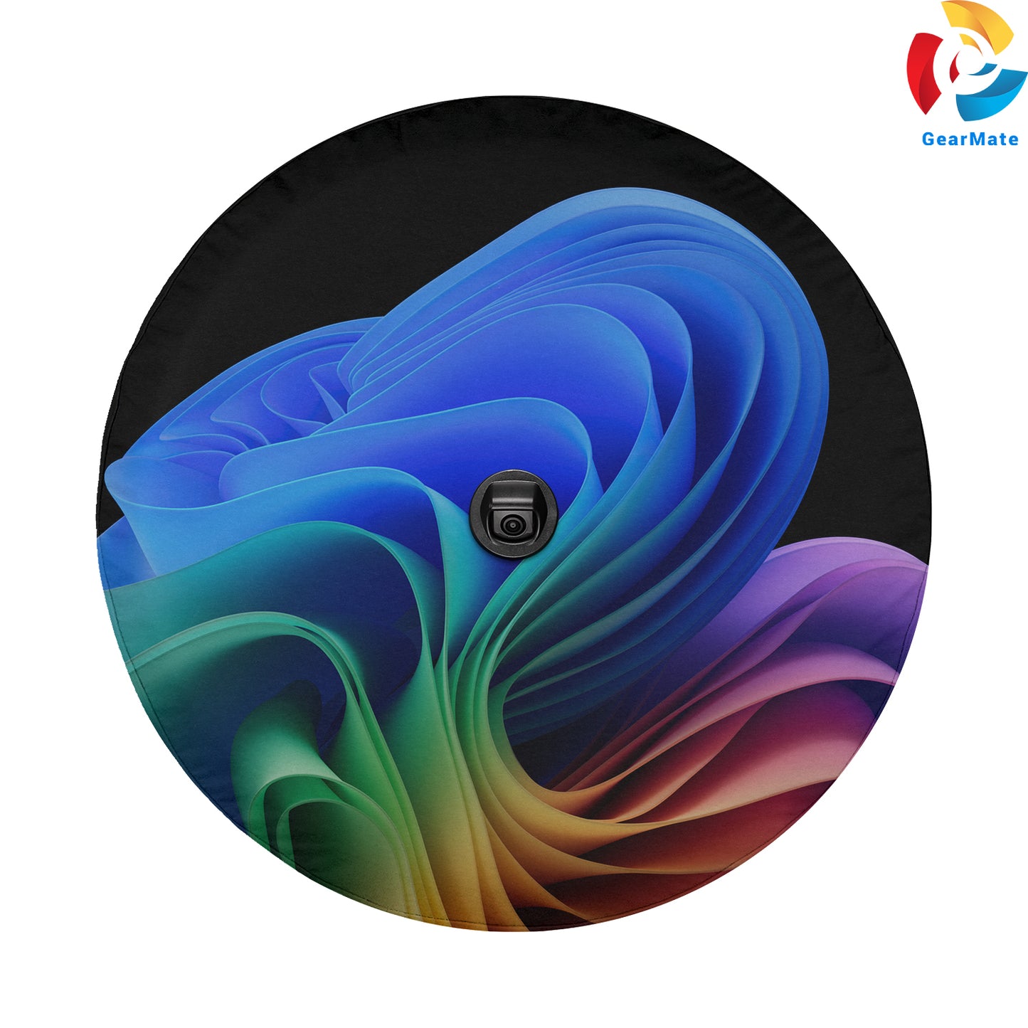 Windows 11 Abstract Spare Tire Cover – Premium Waterproof UV Resistant Protector