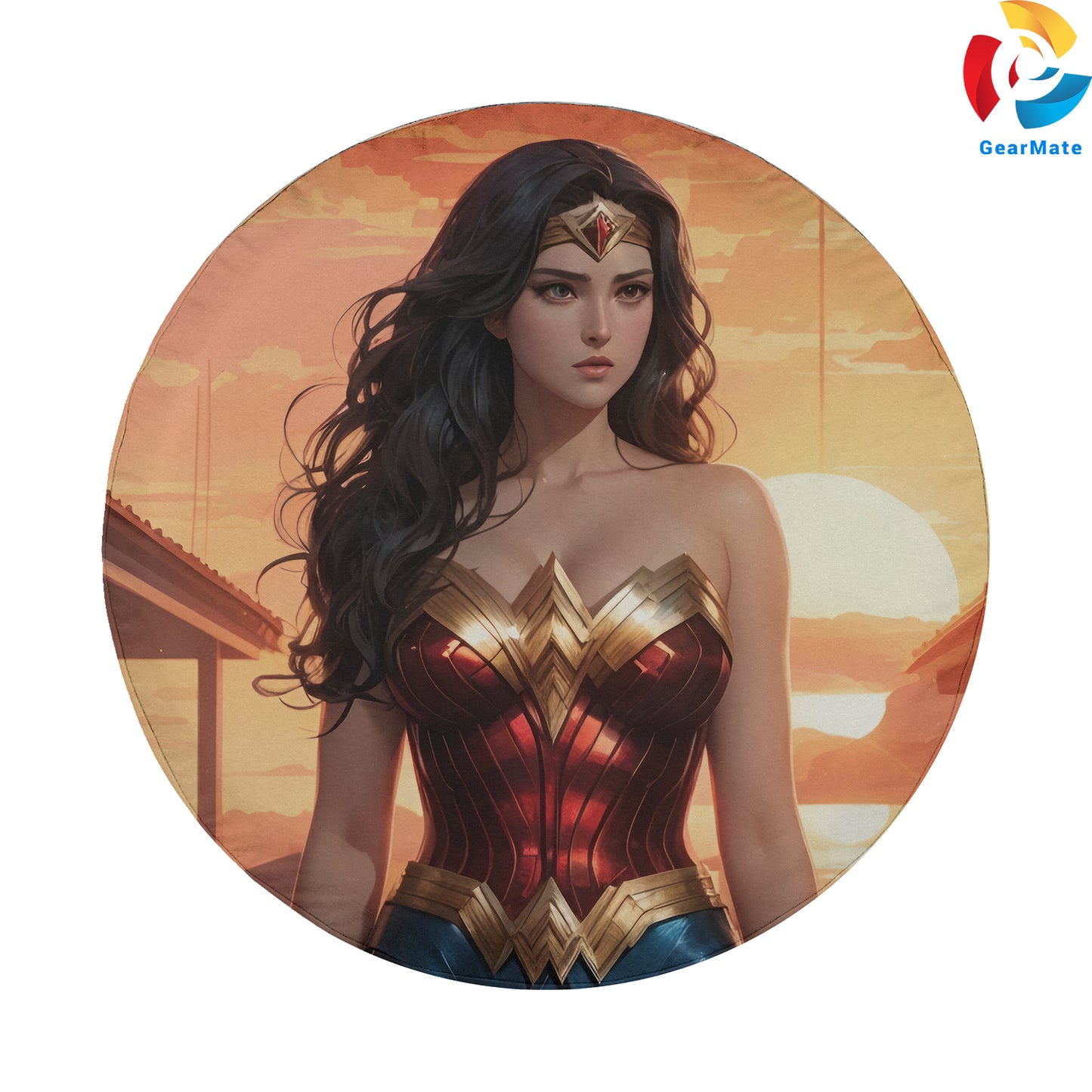 DC Wonder Woman Spare Tire Cover – Premium Waterproof UV Resistant Protector