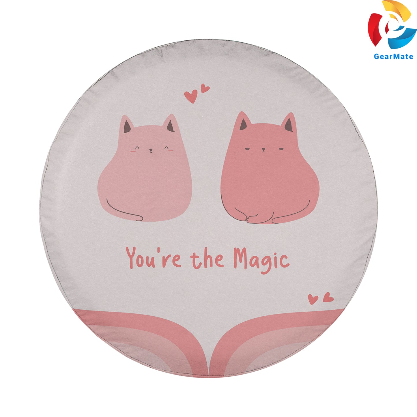 Cute Preppy Spare Tire Cover – Premium Waterproof UV Resistant Protector