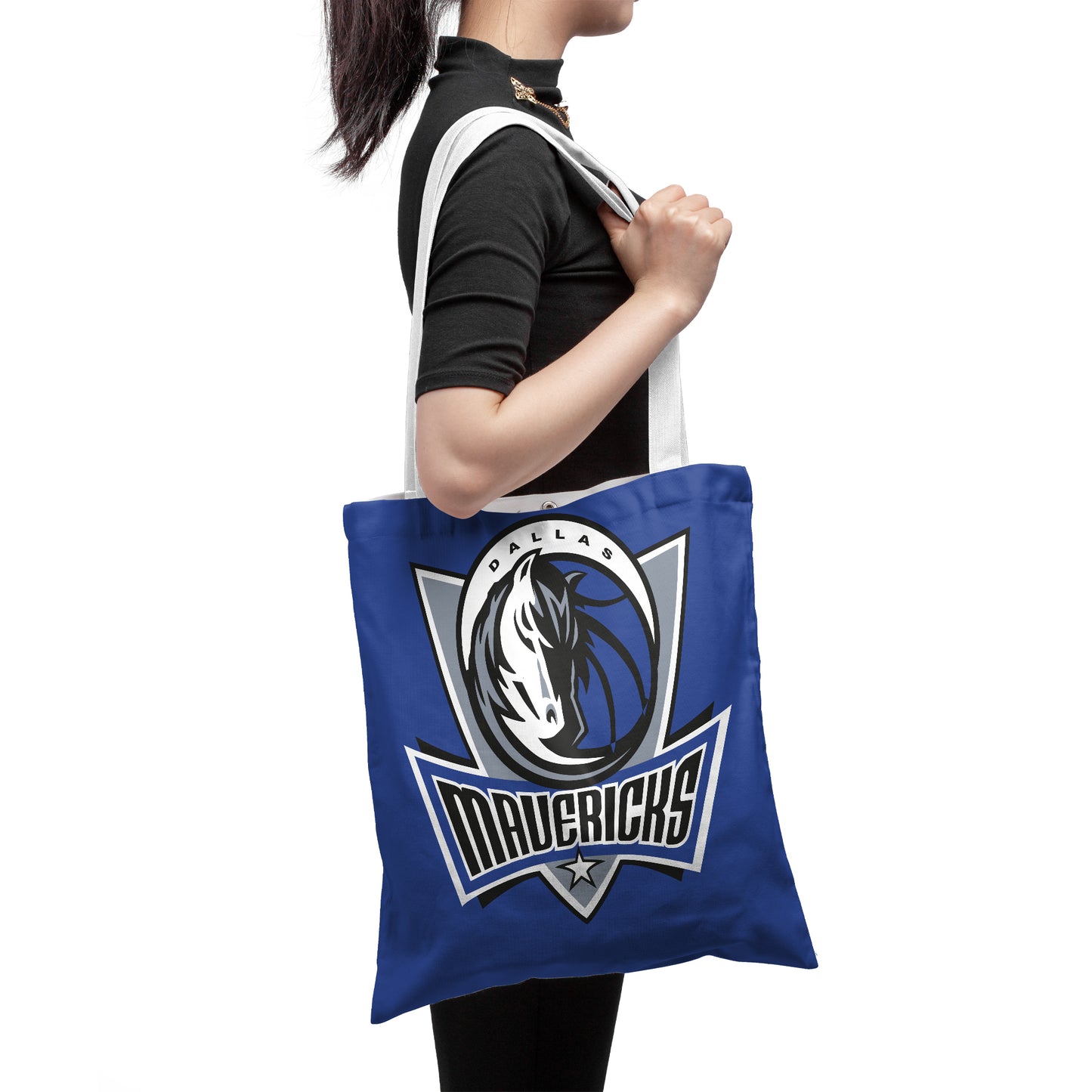 NBA Dallas Mavericks Fans Polyester Canvas Tote Bag - Durable and Stylish