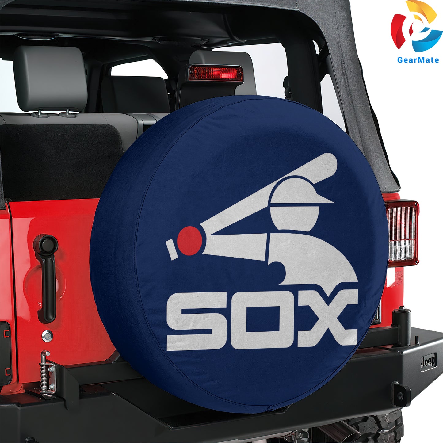 Chicago White Sox MLB Spare Tire Cover – Premium Waterproof UV-Resistant Protector