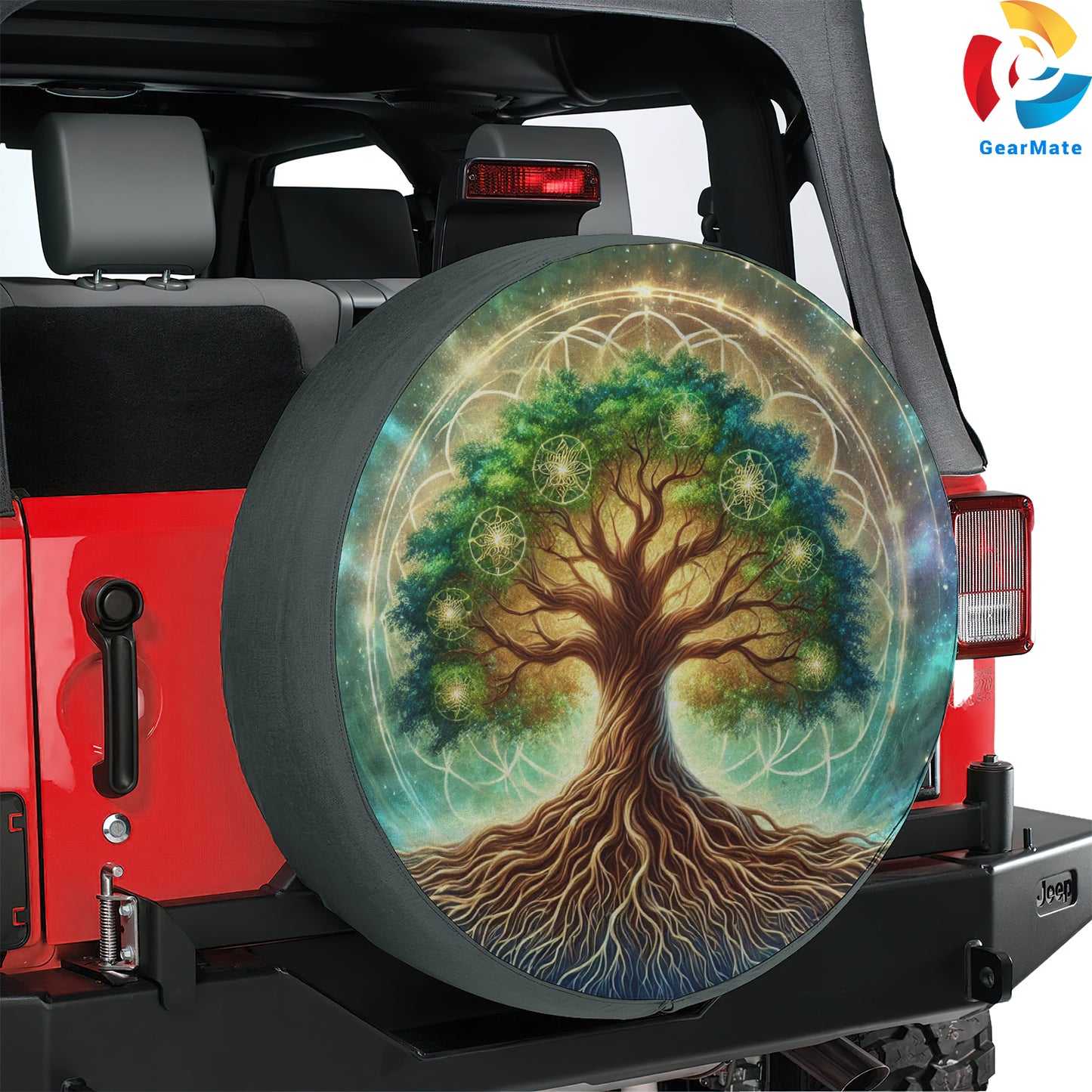 The Tree of Life Spare Tire Cover – Premium Waterproof UV Resistant Protector