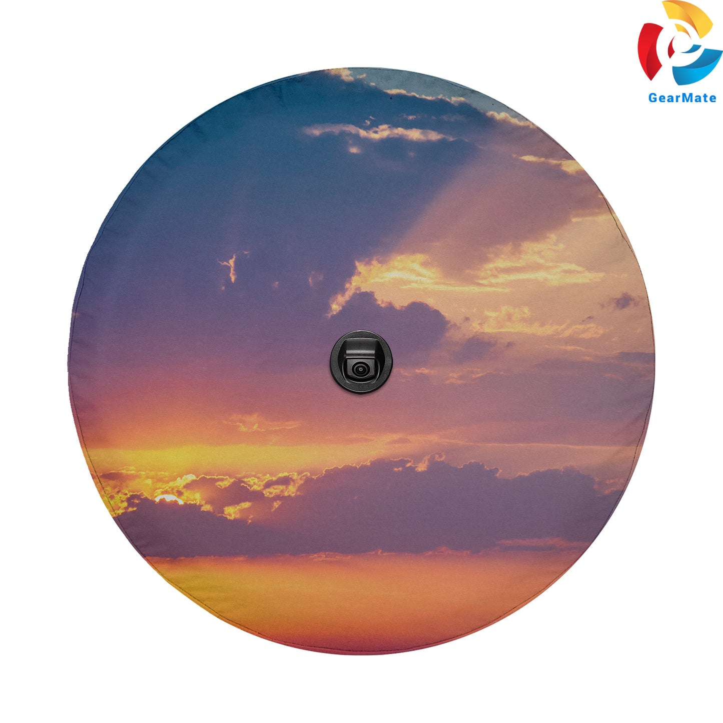Sunset Sky Spare Tire Cover – Premium Waterproof UV Resistant Protector