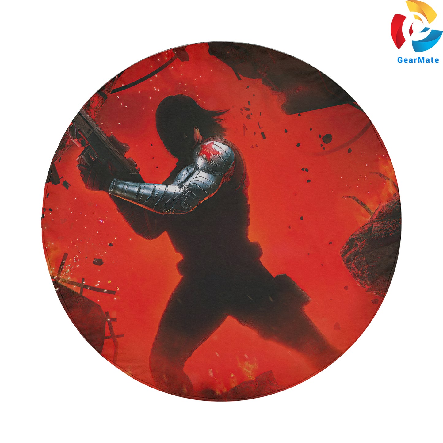 Marvel Winter Soldier Comics Spare Tire Cover – Premium Waterproof UV Resistant Protector