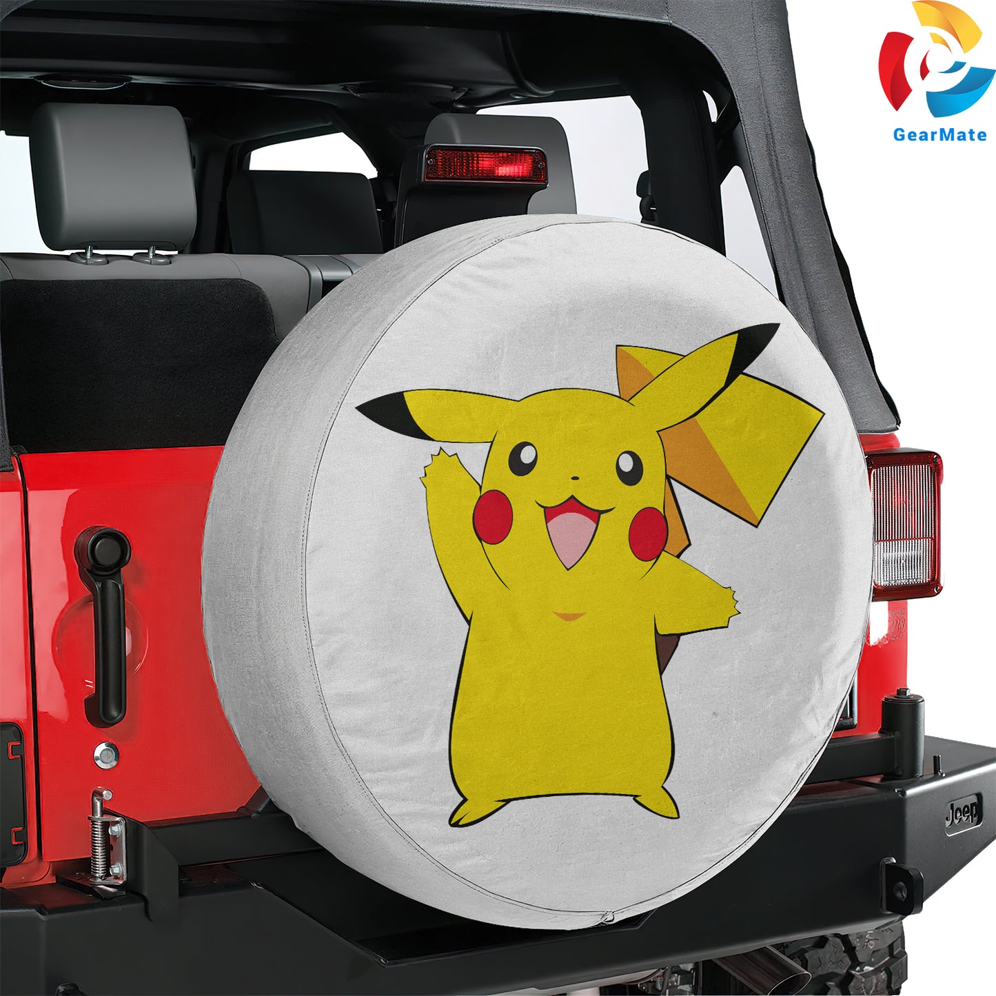 Pikachu Spare Tire Cover – Premium Waterproof UV Resistant Protector