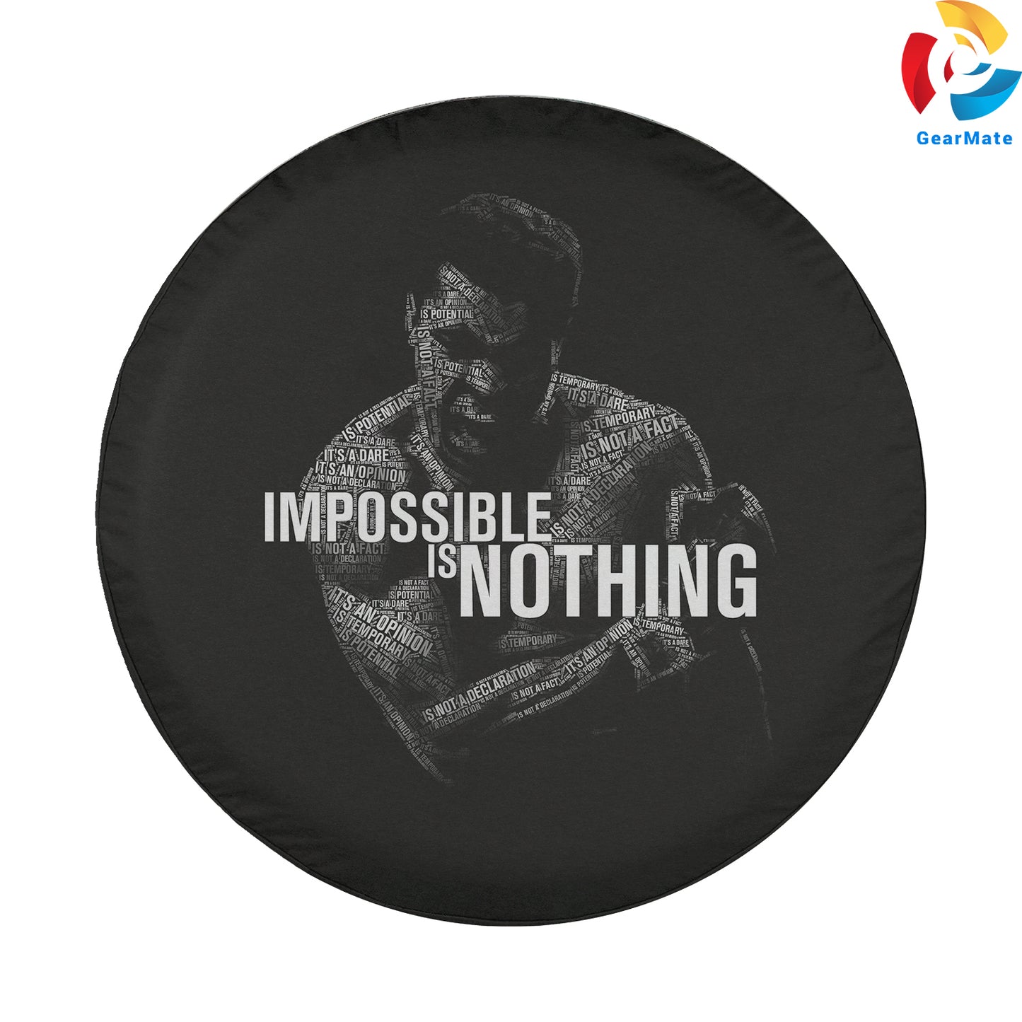 Muhammad Ali Boxer Spare Tire Cover – Premium Waterproof UV Resistant Protector