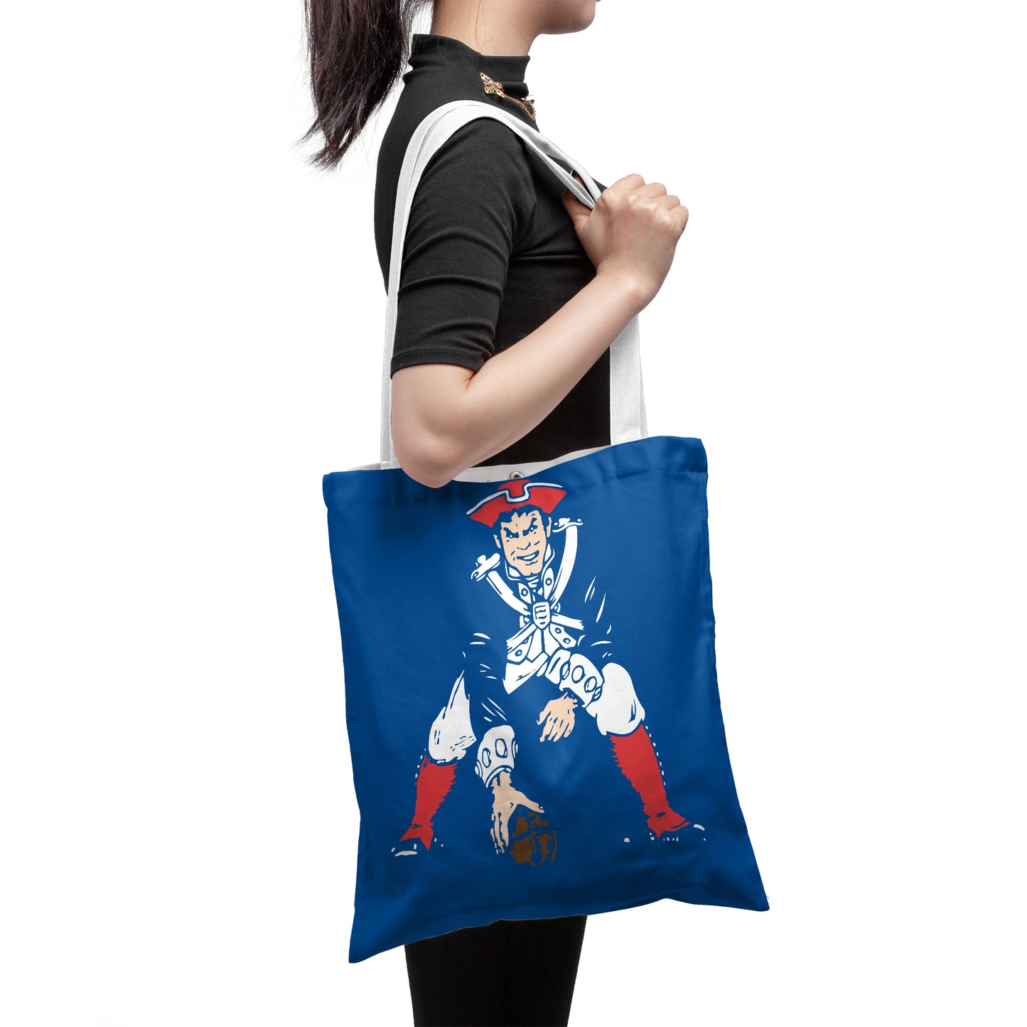 NFL New England Patriots Polyester Canvas Tote Bag – Durable and Stylish
