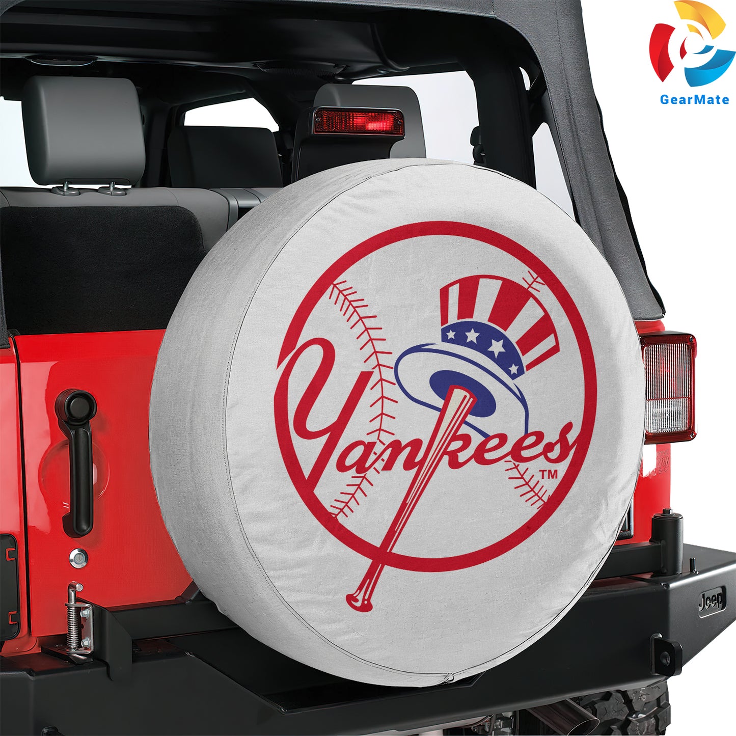 New York Yankees Ball Park Vibes Spare Tire Cover – Premium Waterproof UV-Resistant Protector