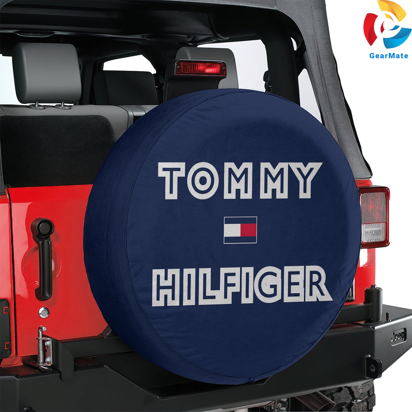 Tommy Hilfiger Spare Tire Cover – Premium Waterproof UV Resistant Protector