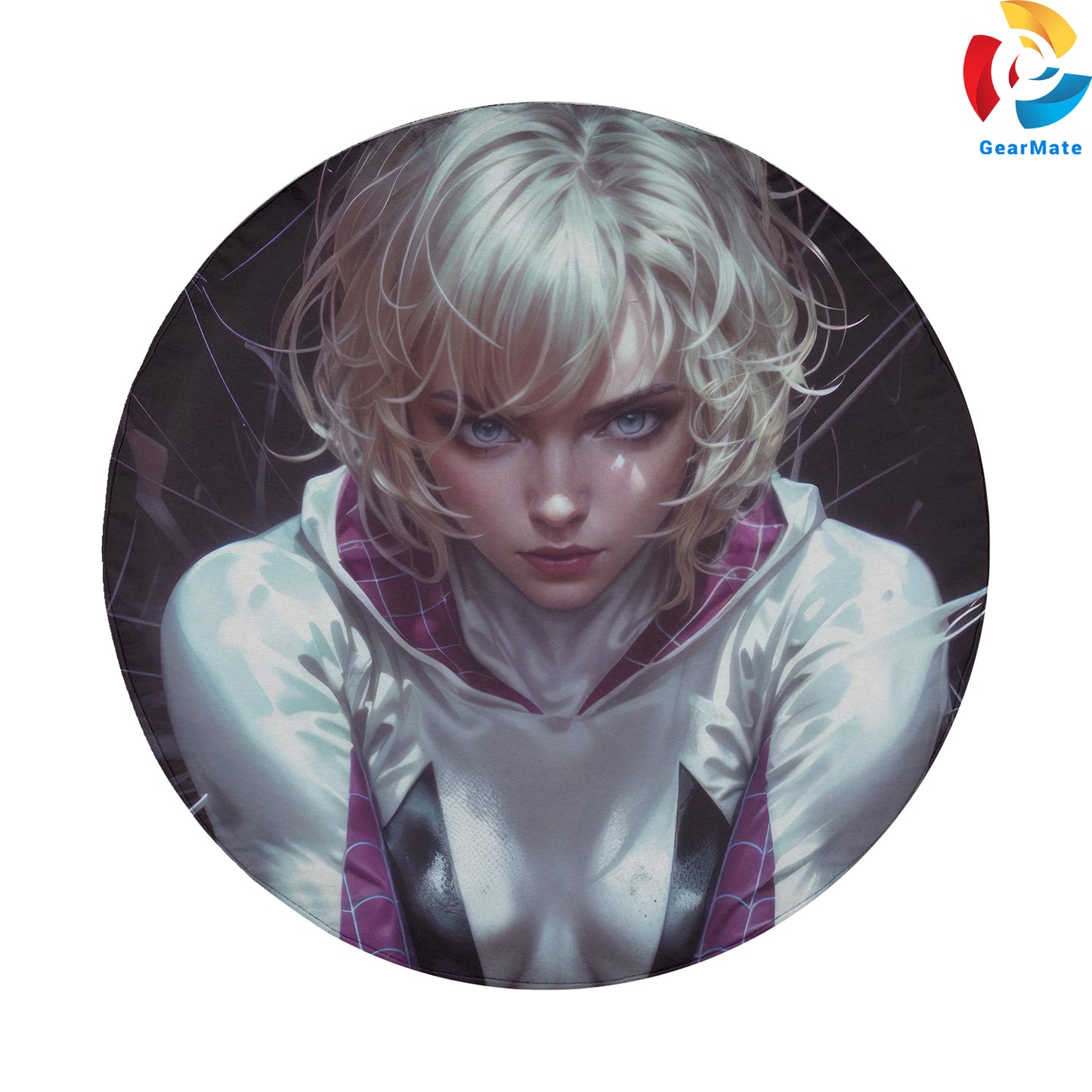Marvel Gwen Stacy Spider Girl Spare Tire Cover – Premium Waterproof UV Resistant Protector