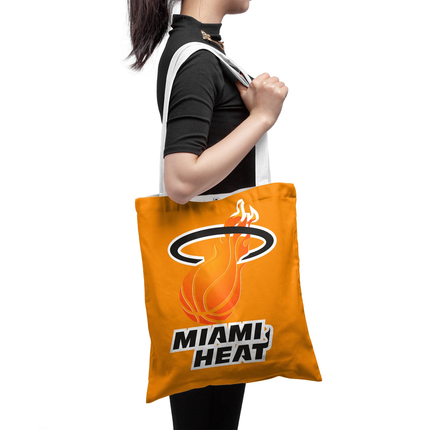 NBA Miami Heat Finals Polyester Canvas Tote Bag - Durable and Stylish