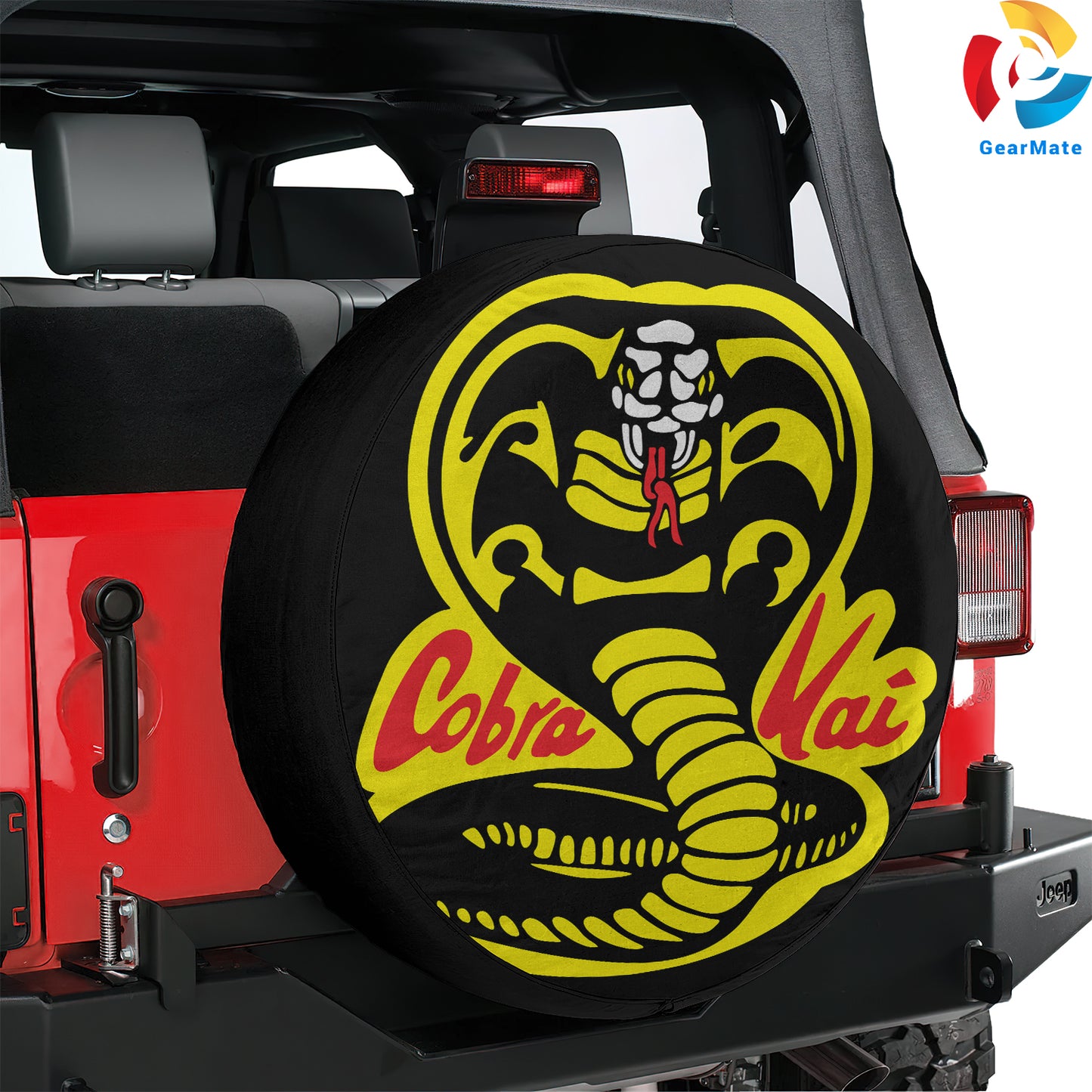Cobra Kai Spare Tire Cover – Premium Waterproof UV Resistant Protector