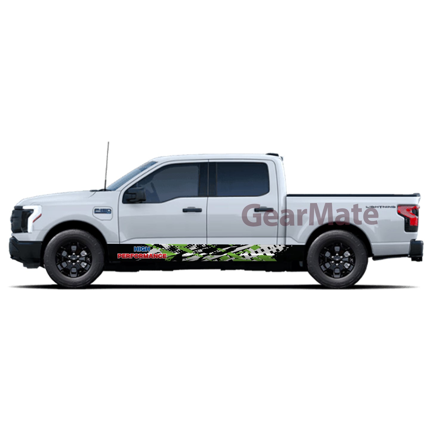 High-Performance Edge Rocker Panel Graphic Decal Kit (Left & Right Sides) - High Quality Vinyl for Trucks & SUVs