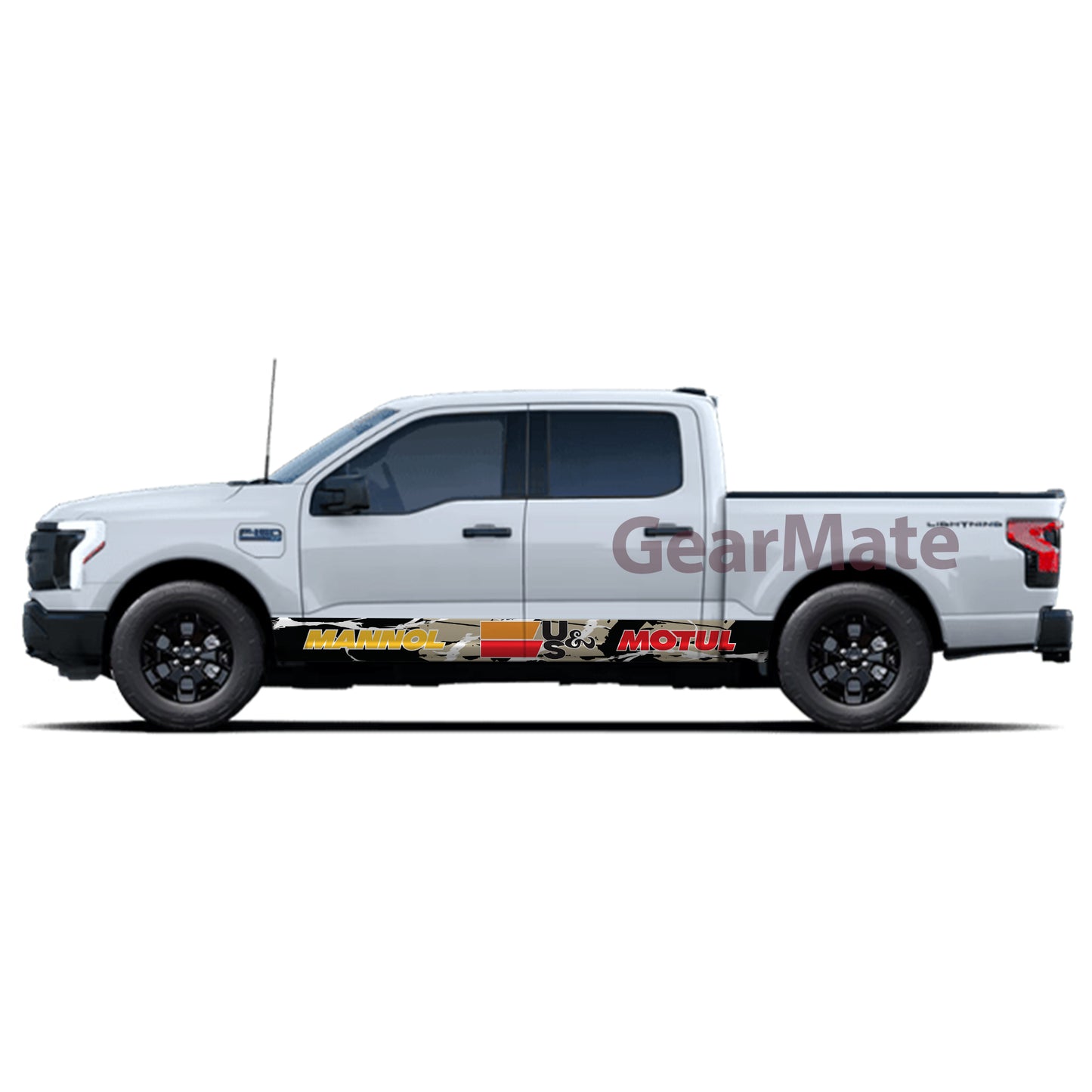 Unleash The Speed Rocker Panel Graphic Decal Kit (Left & Right Sides) - High Quality Vinyl for Trucks & SUVs