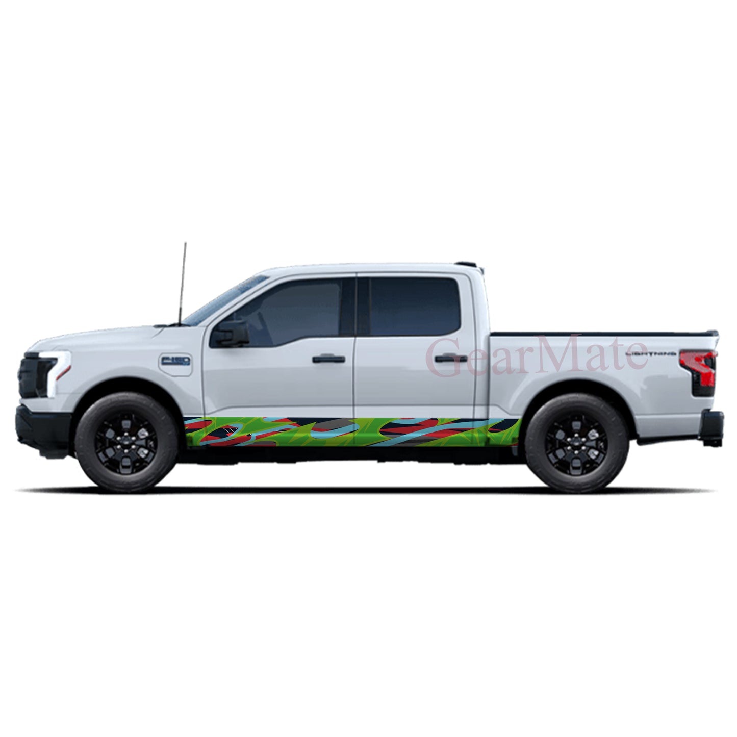 Sport GBR Rocker Panel Graphic Decal Kit (Left & Right Sides) - High Quality Vinyl for Trucks & SUVs