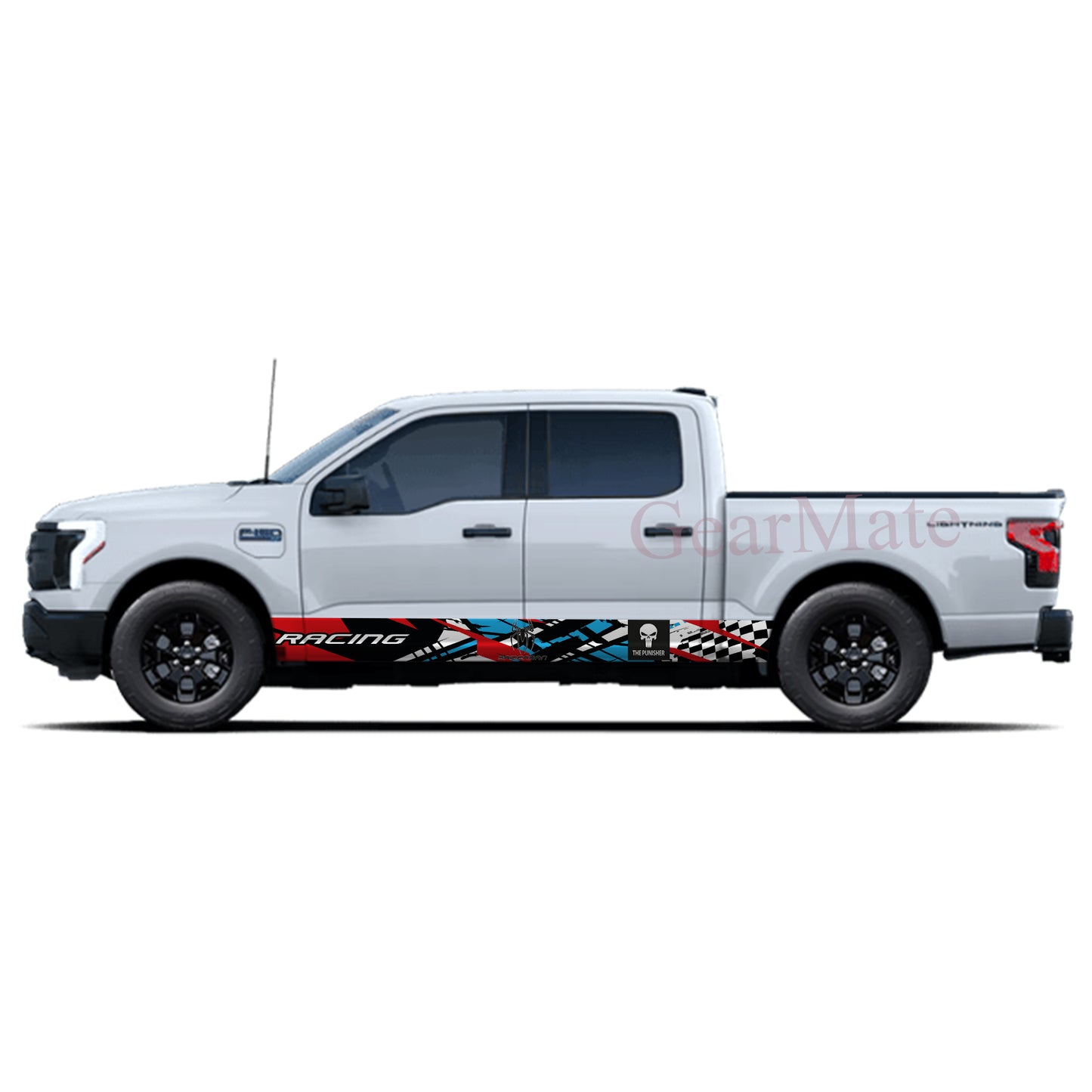 Racing Red Blue Spiderman Rocker Panel Graphic Decal Kit (Left & Right Sides) - High Quality Vinyl for Trucks & SUVs