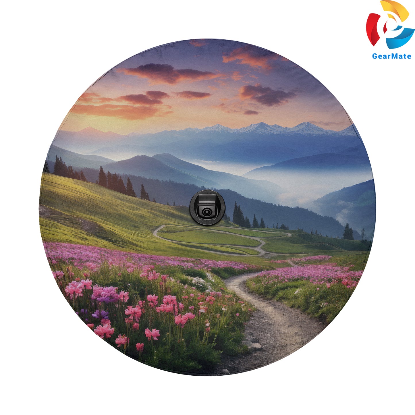 Aesthetic Scenery Spare Tire Cover – Premium Waterproof UV Resistant Protector