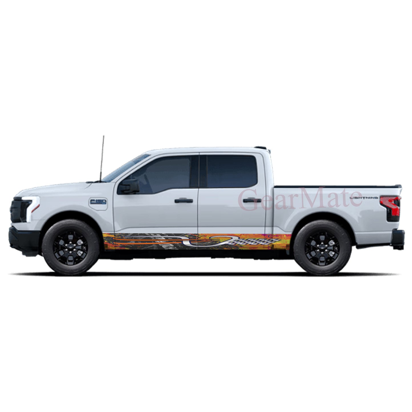 Maximum Velocity Rocker Panel Graphic Decal Kit (Left & Right Sides) - High Quality Vinyl for Trucks & SUVs