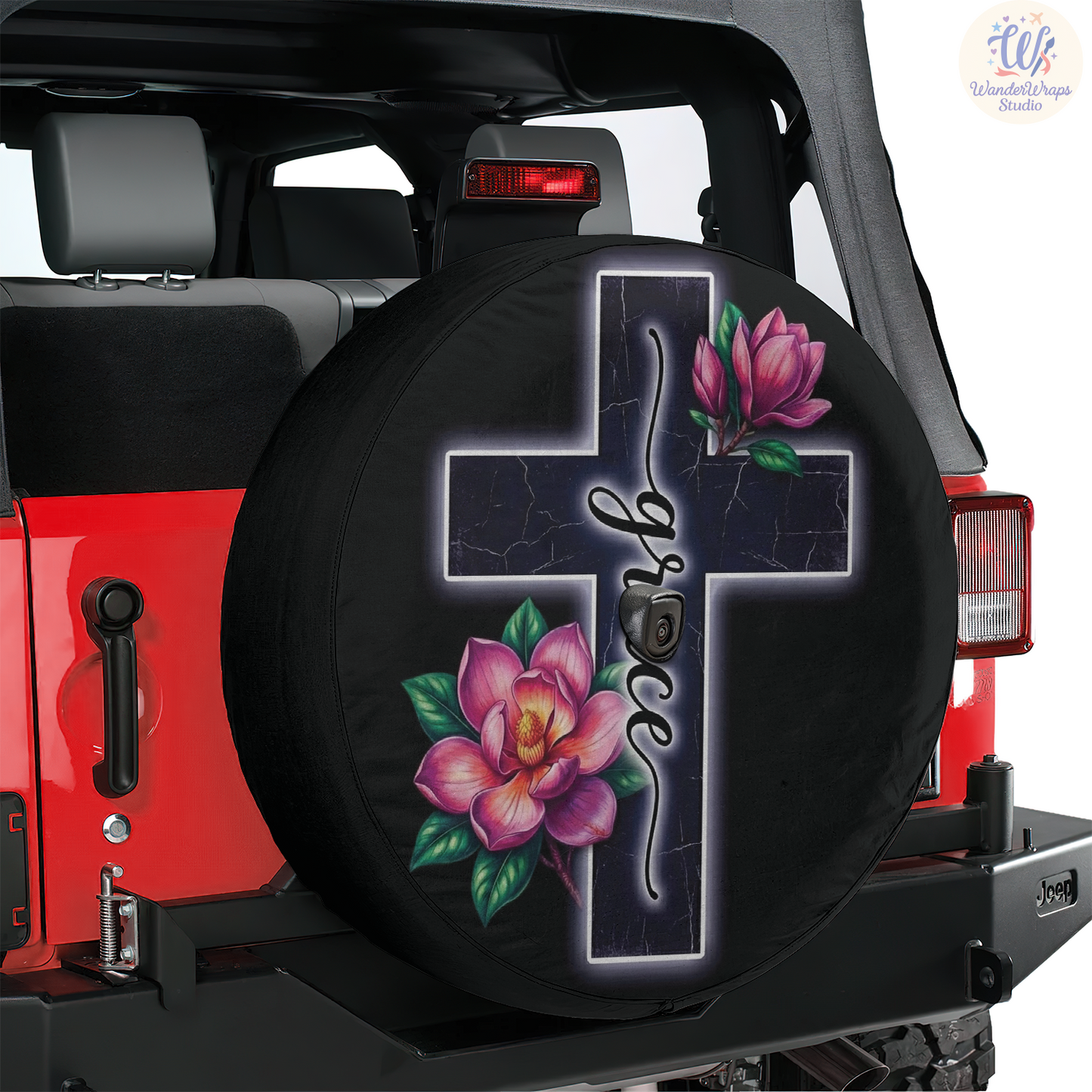 Grace The Lord Spare Tire Cover – Waterproof UV Resistant Protector with Camera Hole