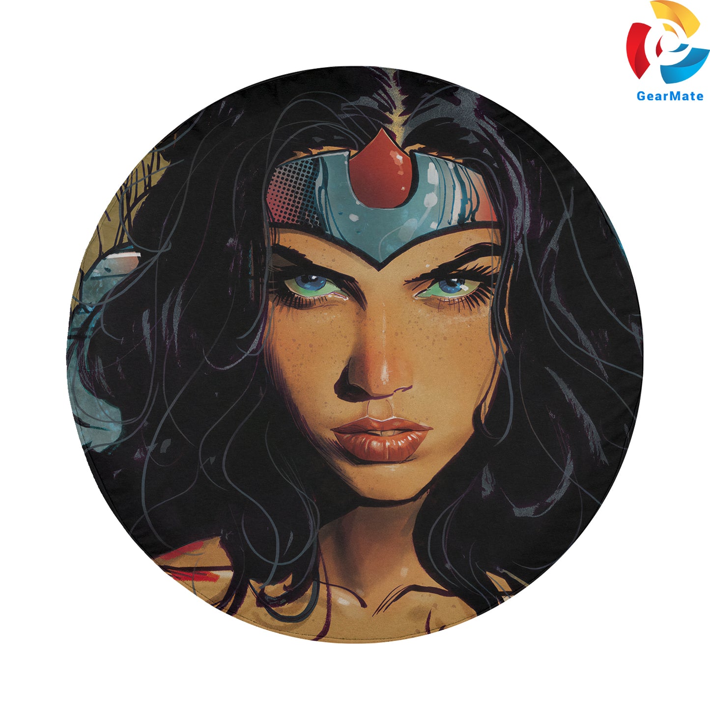 DC Wonder Woman Spare Tire Cover – Premium Waterproof UV Resistant Protector