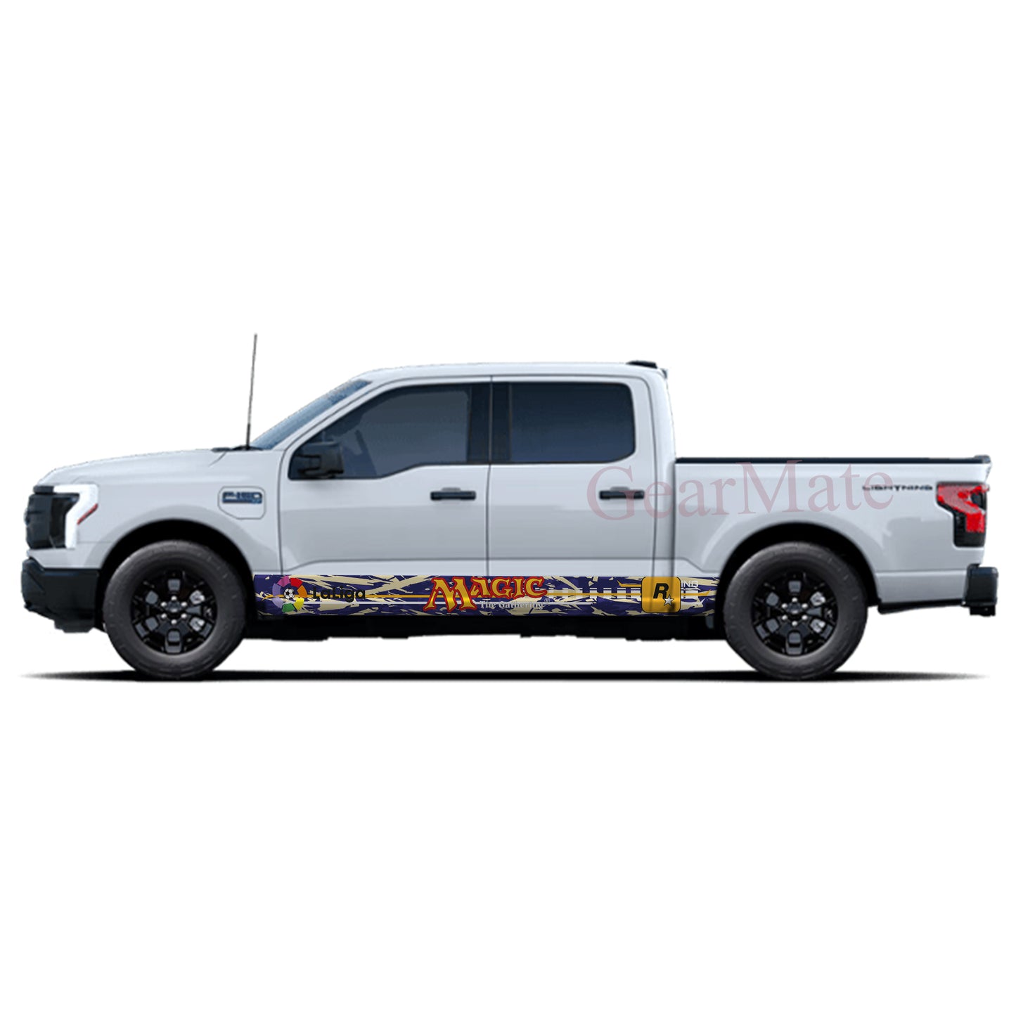 Magic The Gathering Games Rocker Panel Graphic Decal Kit (Left & Right Sides) - High Quality Vinyl for Trucks & SUVs