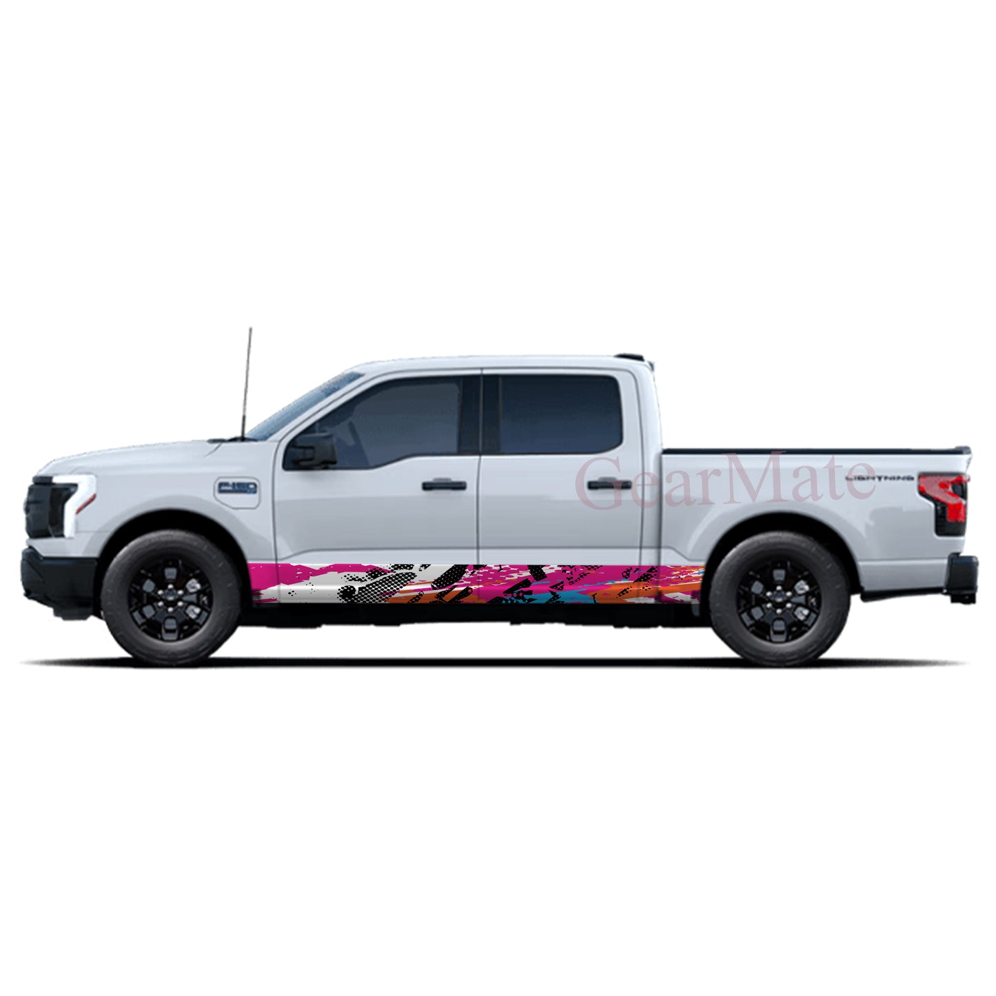 Speed POB Panel Graphic Decal Kit (Left & Right Sides) - High Quality Vinyl for Trucks & SUVs