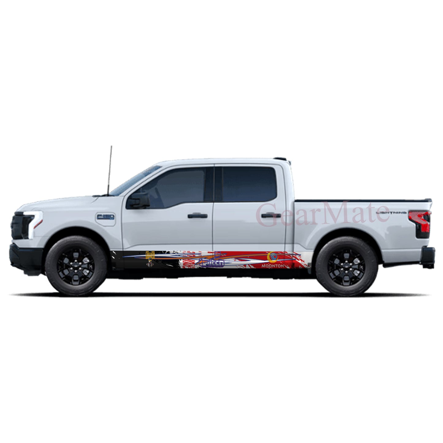 Twitch Games Rocker Panel Graphic Decal Kit (Left & Right Sides) - High Quality Vinyl for Trucks & SUVs