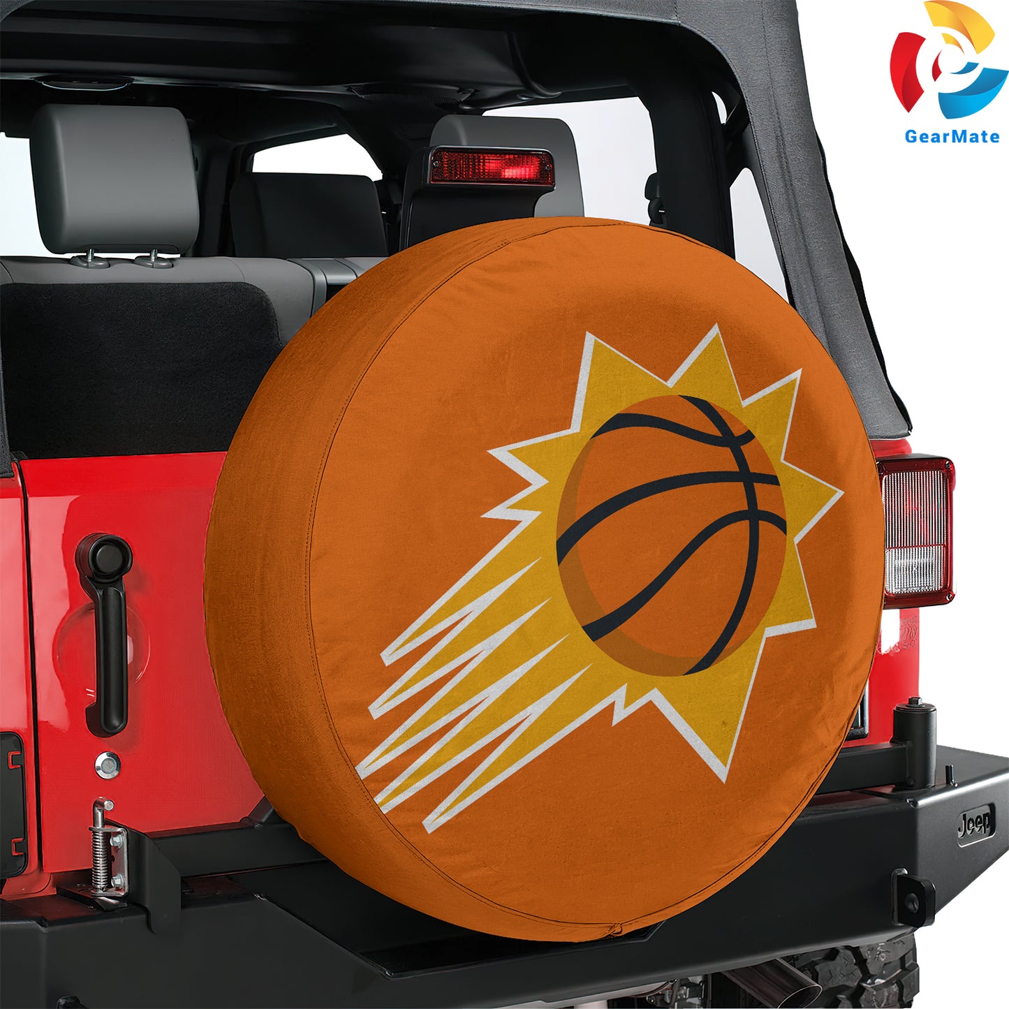 Phoenix Suns Pride Spare Tire Cover – Premium Waterproof UV-Resistant Protector