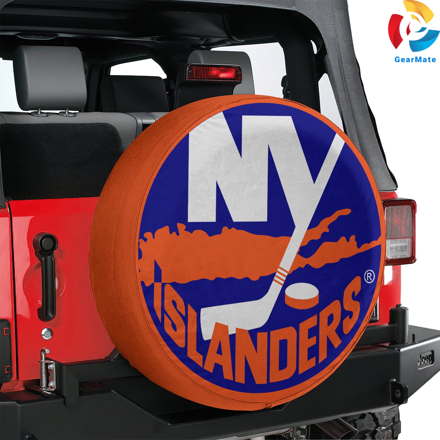 New York Islanders NHL Hockey Season Spare Tire Cover – Premium Waterproof UV-Resistant Protector