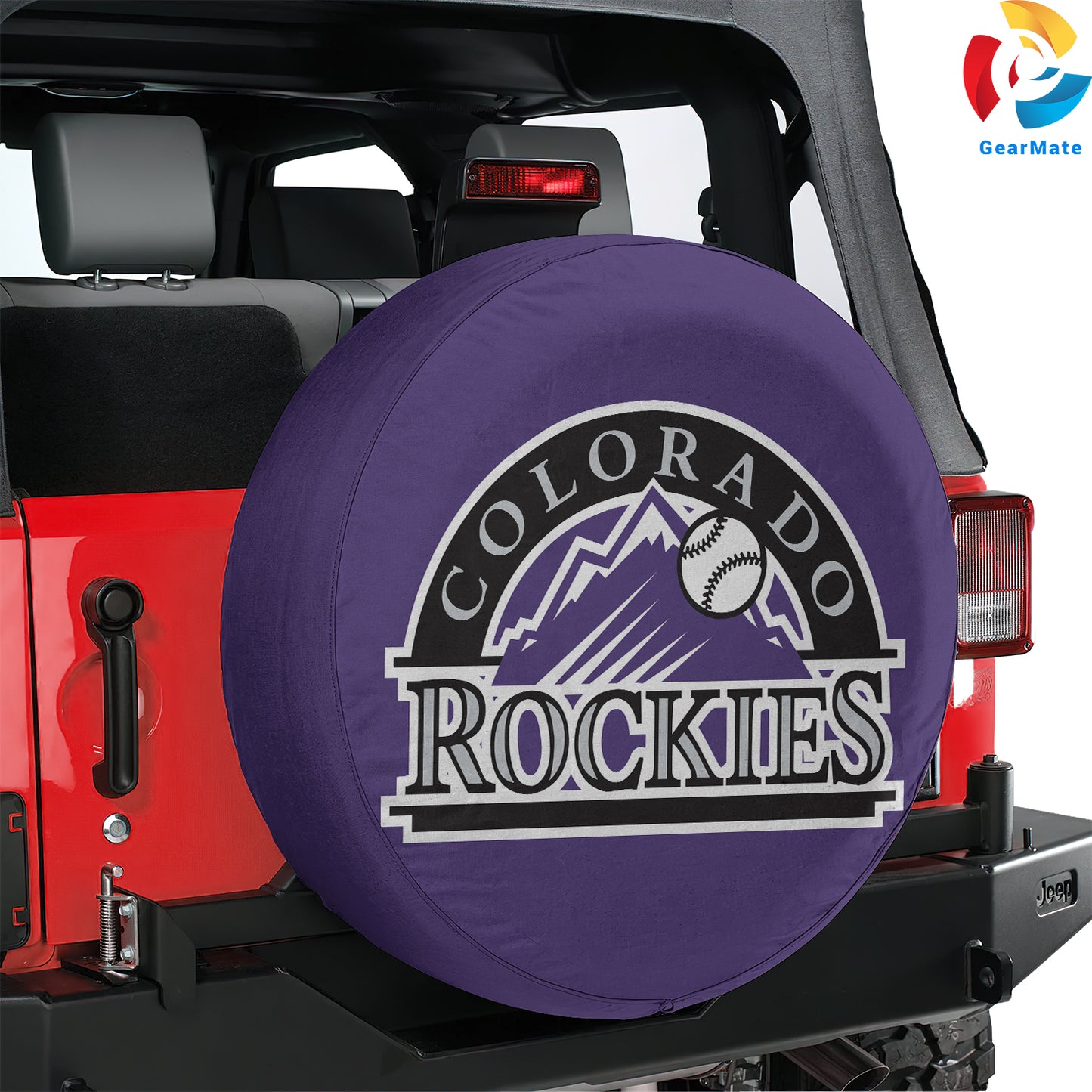 Colorado Rockies Spare Tire Cover – Premium Waterproof UV-Resistant Protector