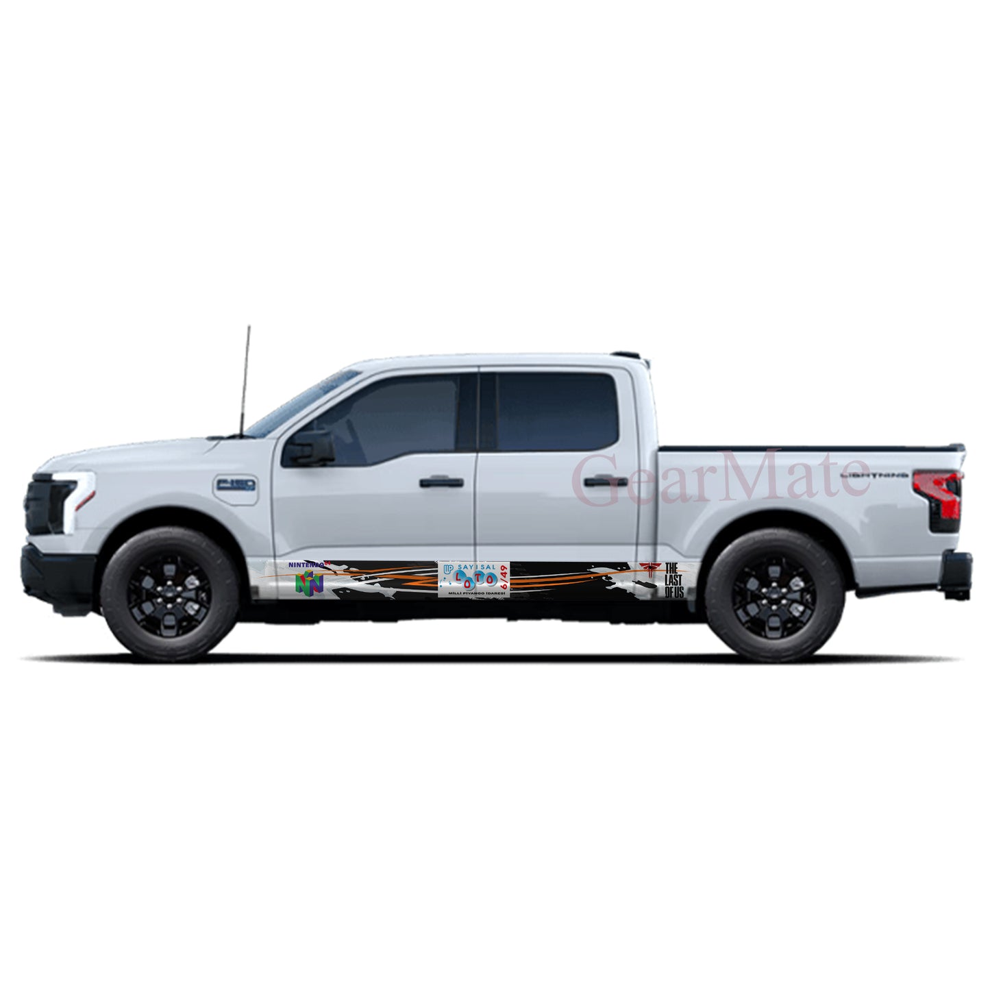 Sayisal Games Rocker Panel Graphic Decal Kit (Left & Right Sides) - High Quality Vinyl for Trucks & SUVs