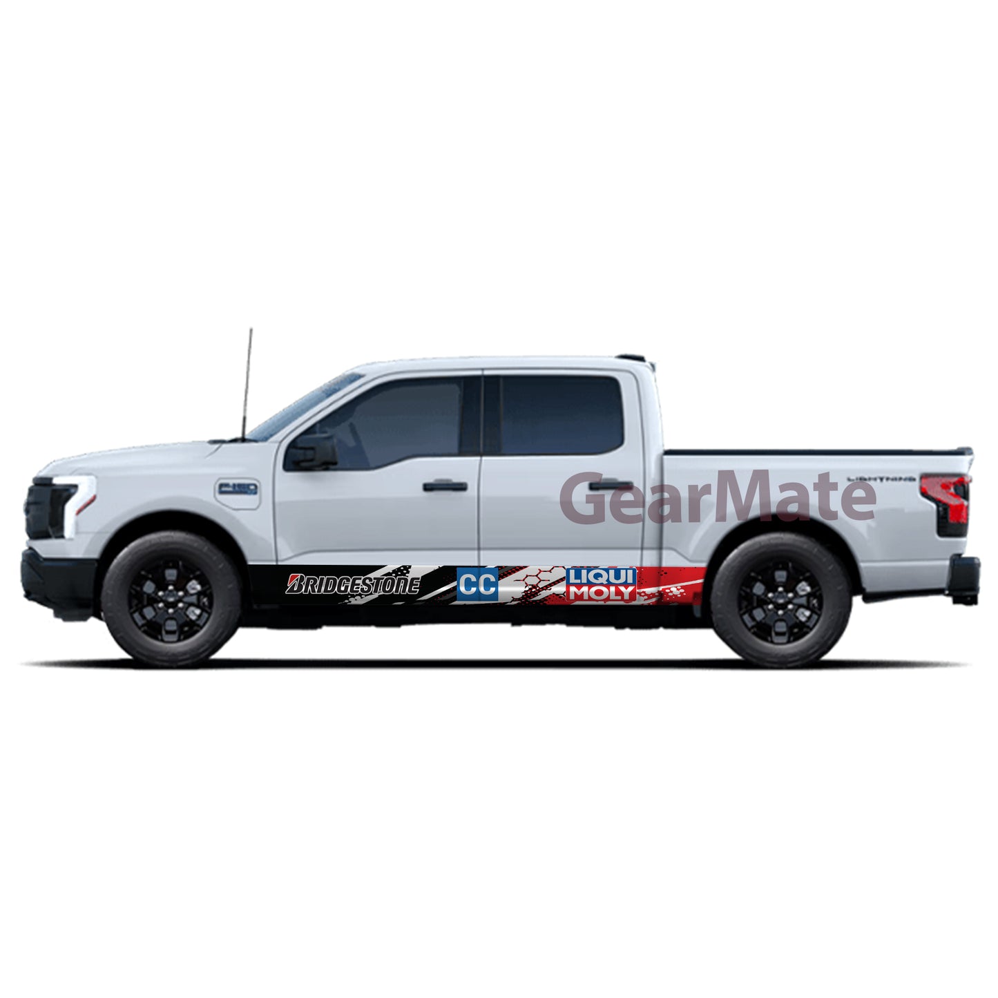 Conquer the Corners Rocker Panel Graphic Decal Kit (Left & Right Sides) - High Quality Vinyl for Trucks & SUVs