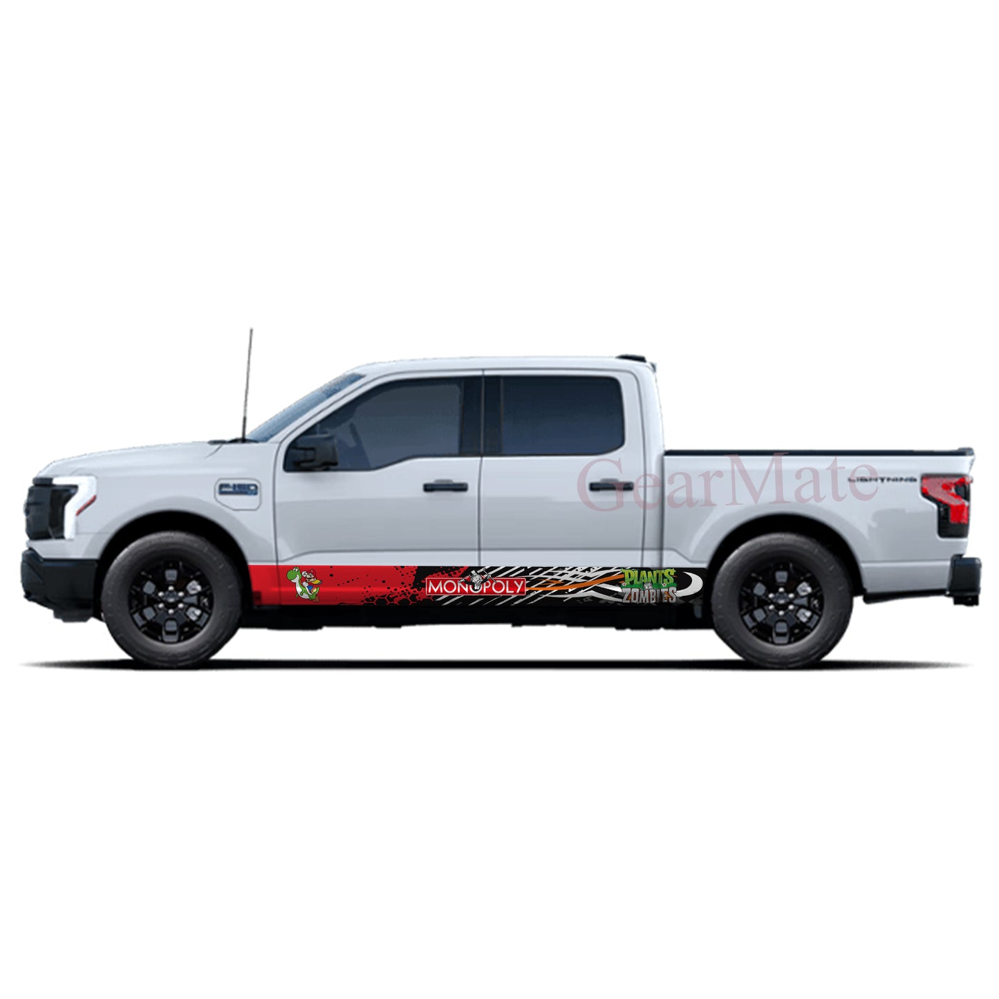 Monopoly Games Rocker Panel Graphic Decal Kit (Left & Right Sides) - High Quality Vinyl for Trucks & SUVs