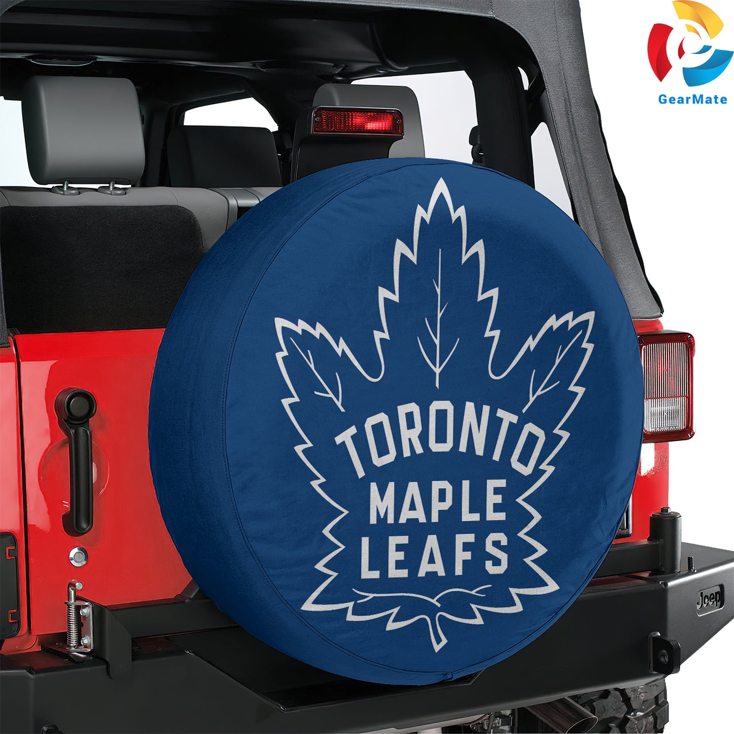 Toronto Maple Leafs Hockey Fans Spare Tire Cover – Premium Waterproof UV-Resistant Protector