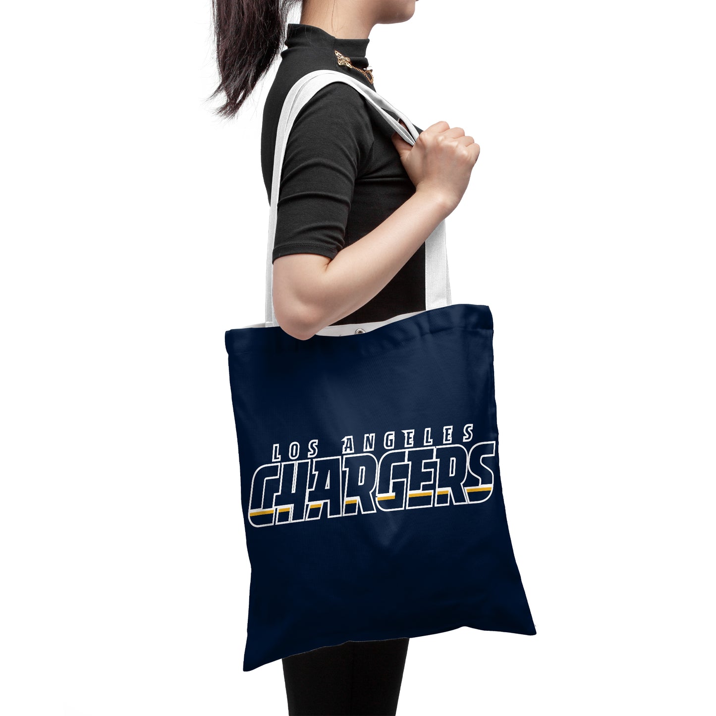 NFL Los Angeles Chargers NFL Polyester Canvas Tote Bag – Durable and Stylish