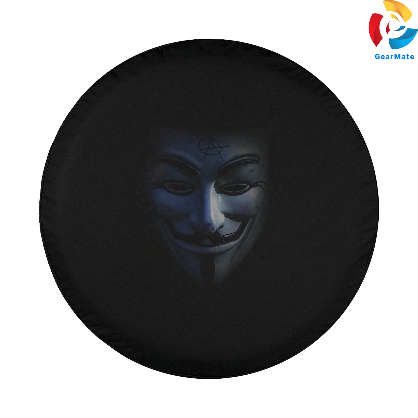 Anonymous Dark Spare Tire Cover – Premium Waterproof UV Resistant Protector
