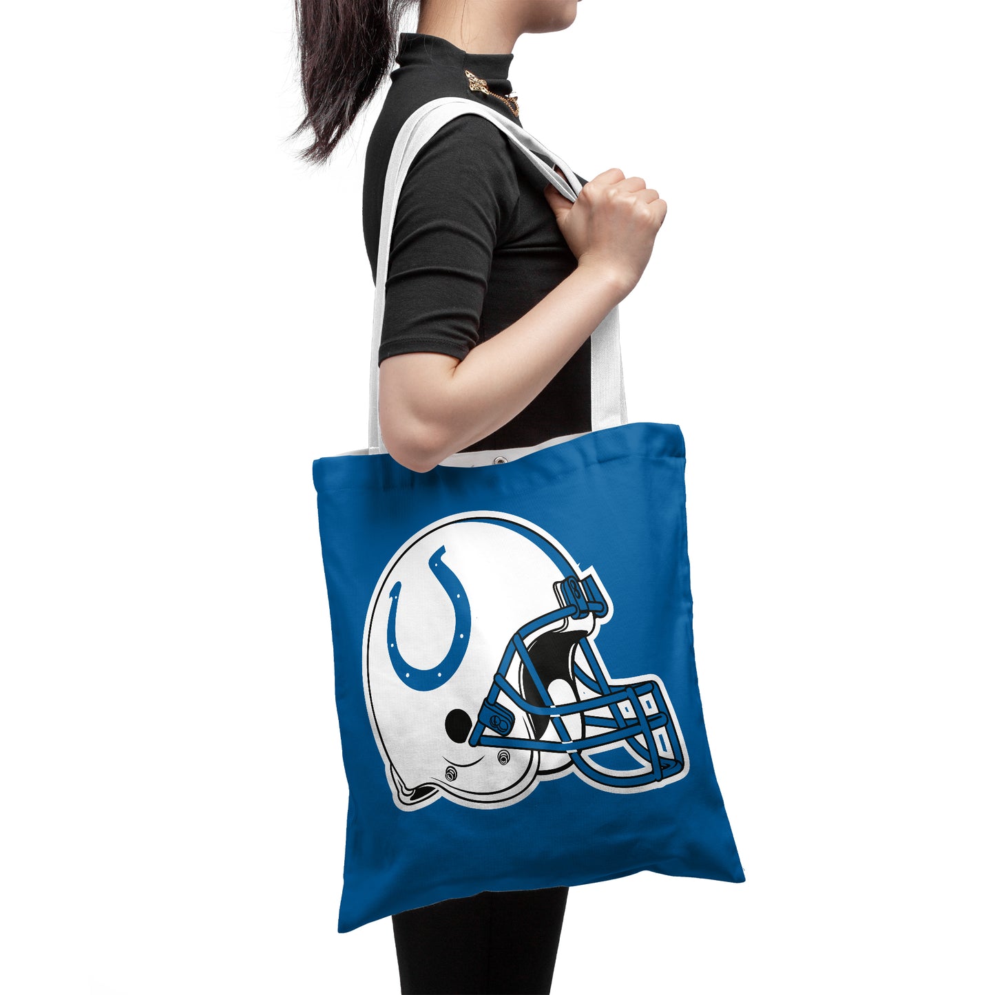 NFL Indianapolis Colts Polyester Canvas Tote Bag – Durable and Stylish