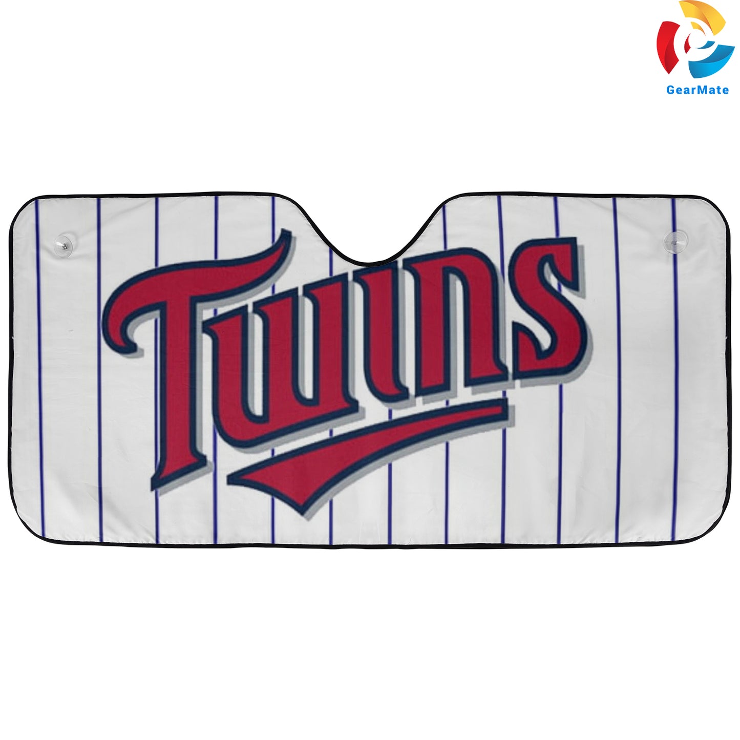 Minnesota Twins MLB Baseball Team Jersey Reflective Car Sunshade – Premium Heat & UV Protection, Universal Fit