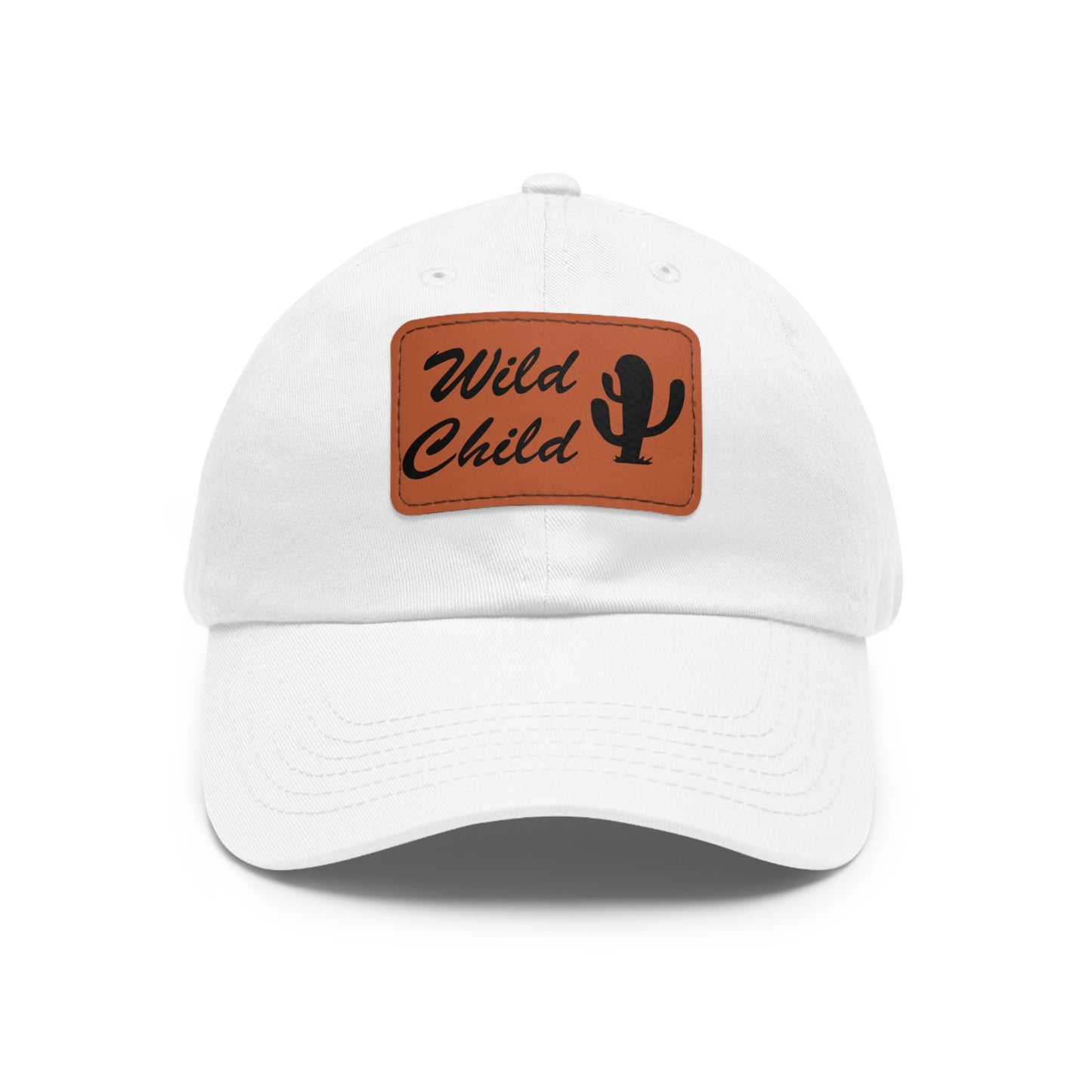 Dad Leather Patch Hat Wild Child – Timeless Style, Perfect Fit