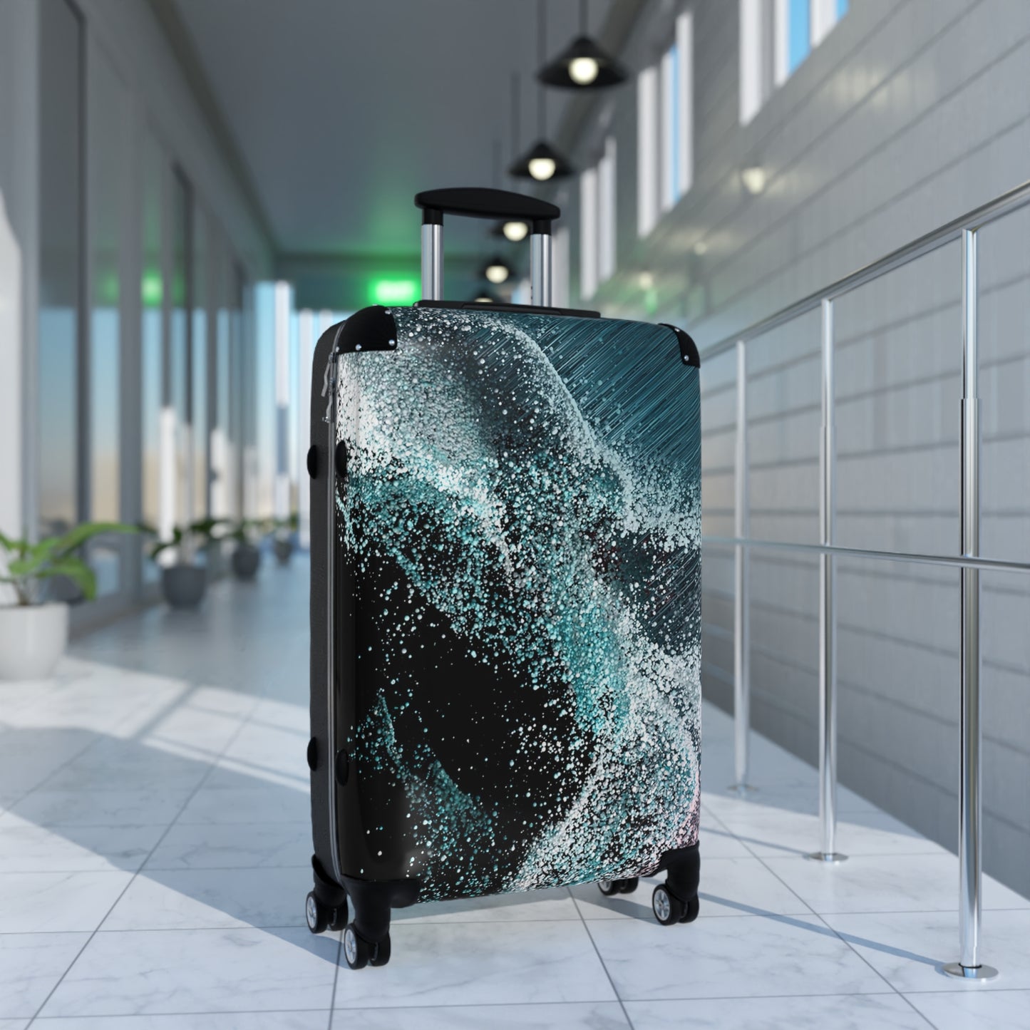 Abstract Samsung Background Colorful Carry-On Suitcase - Stylish Luggage for Travelers