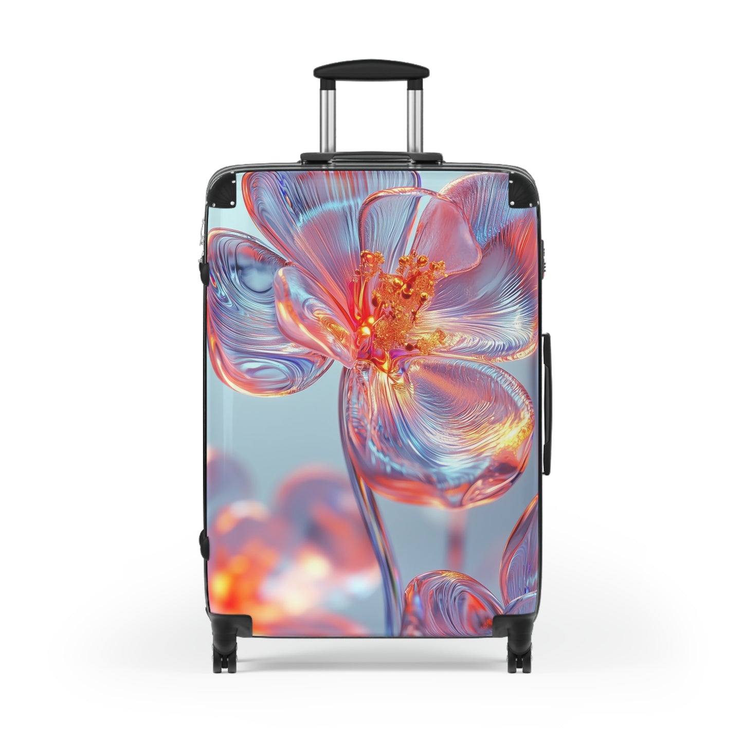 Nature Flowers Floral Glass Spring Art Carry-On Suitcase - Stylish Luggage for Travelers