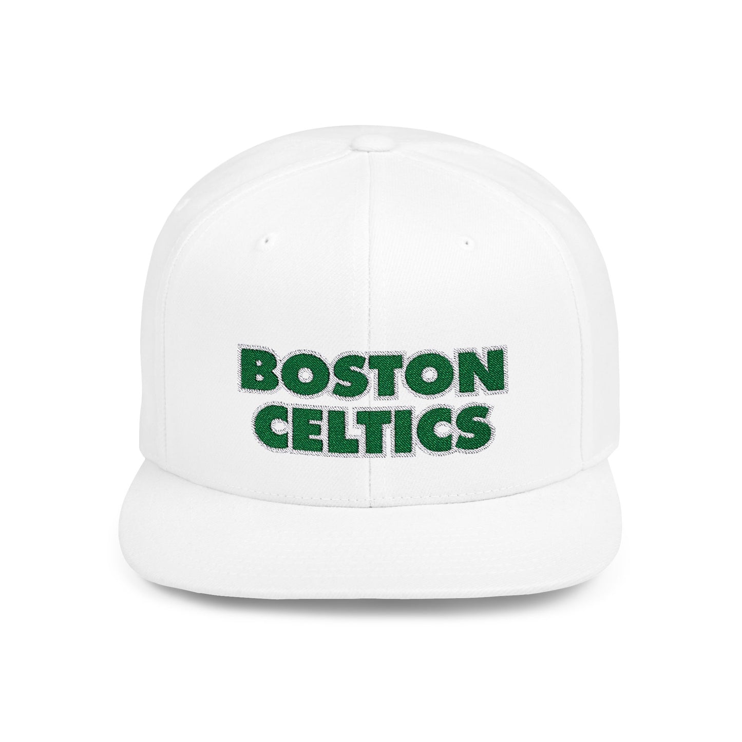 Boston Celtics Boston Basketball Flat Bill Snapback – Lightweight, Custom Fit, Premium Quality