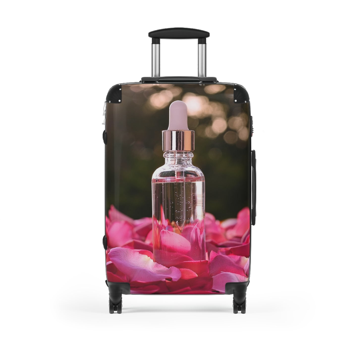 Nature Pink Rose Petals Art Carry-On Suitcase - Stylish Luggage for Travelers