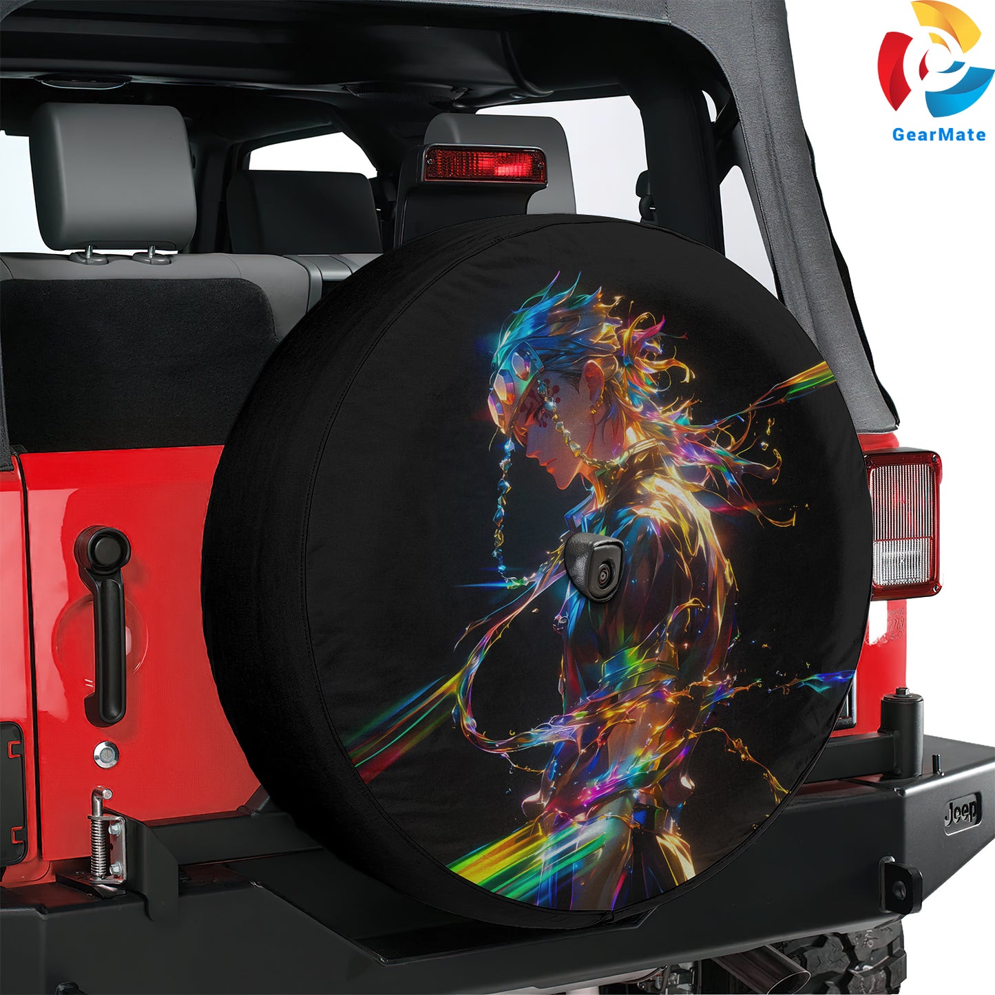 Tengen Uzui Demon Slayer Spare Tire Cover – Premium Waterproof UV Resistant Protector