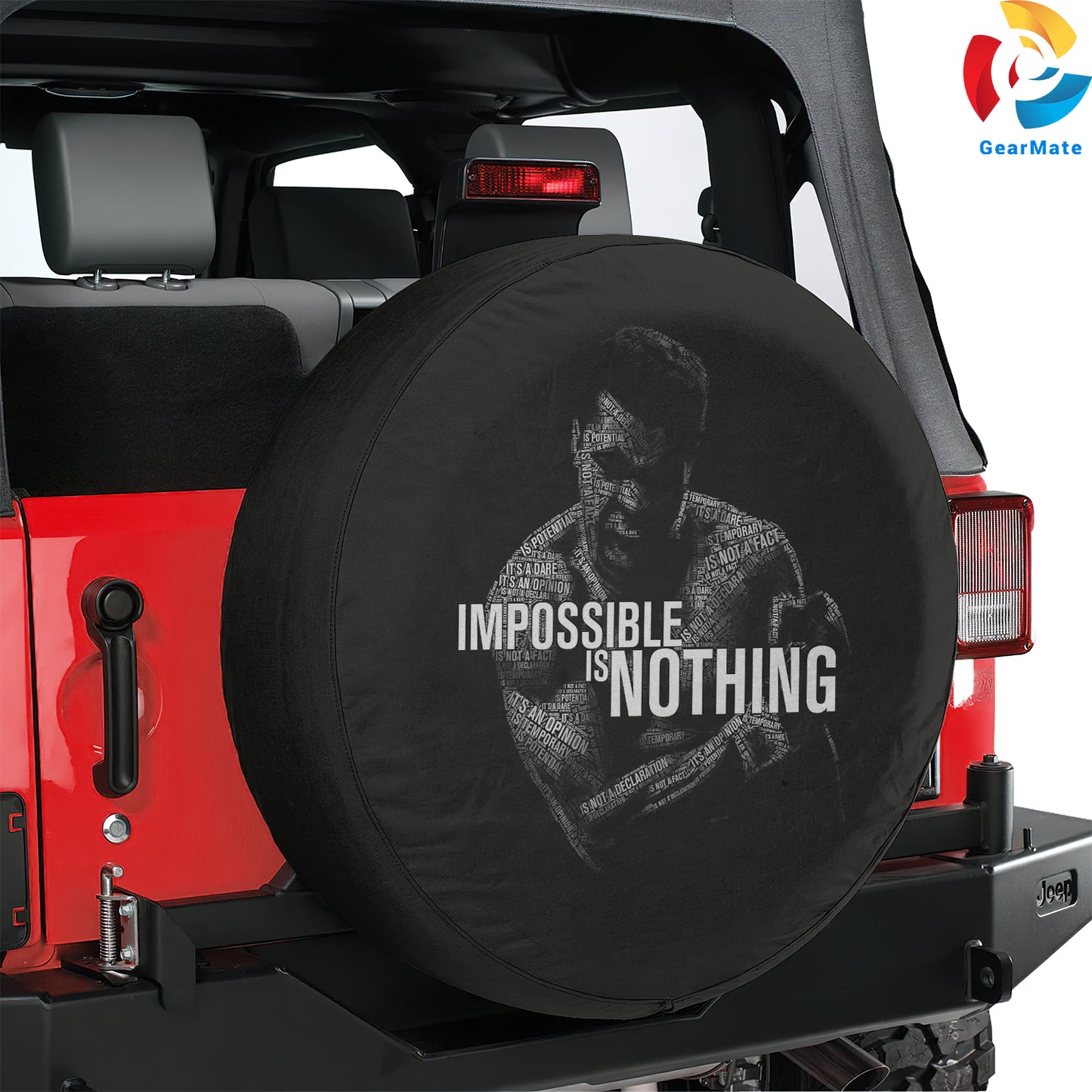 Muhammad Ali Boxer Spare Tire Cover – Premium Waterproof UV Resistant Protector