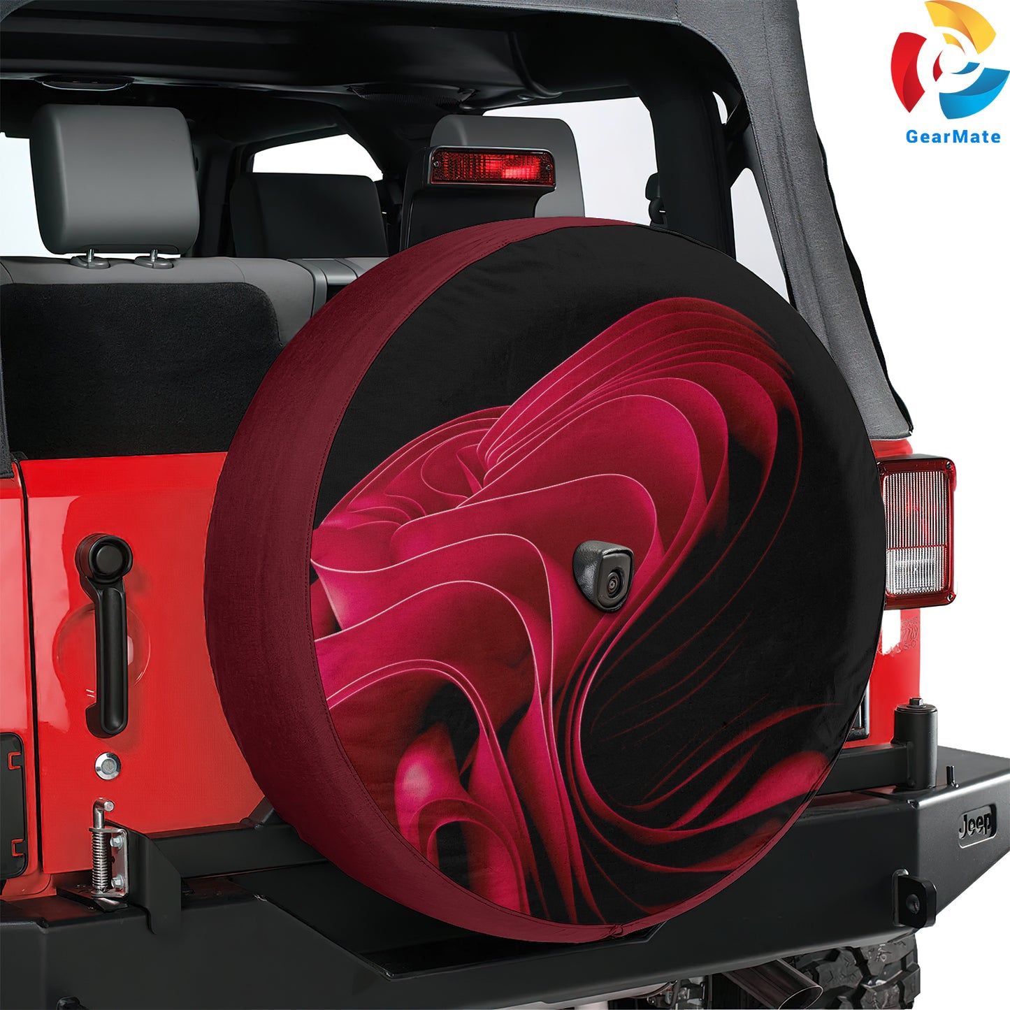 Windows 11 Abstract Spare Tire Cover – Premium Waterproof UV Resistant Protector