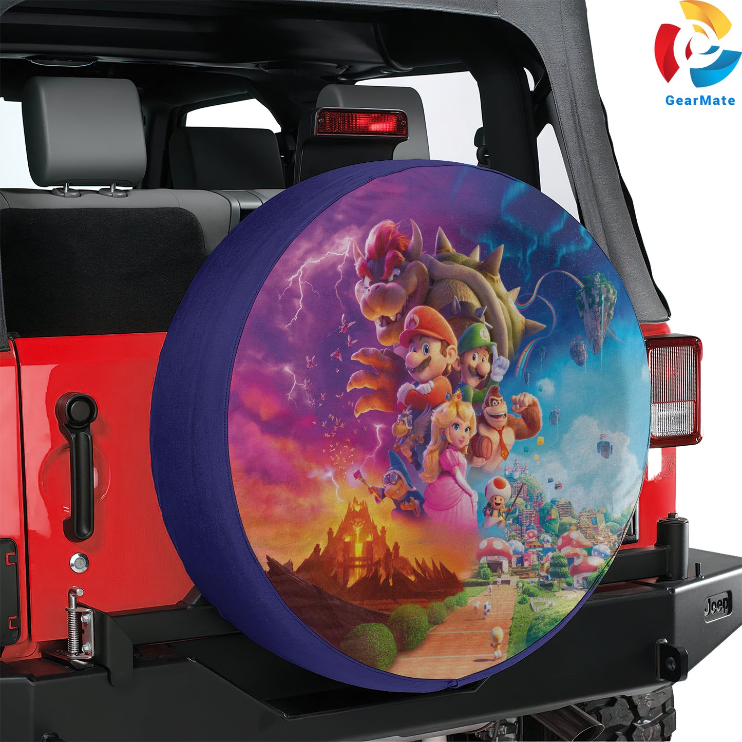 Mario Spare Tire Cover – Premium Waterproof UV Resistant Protector